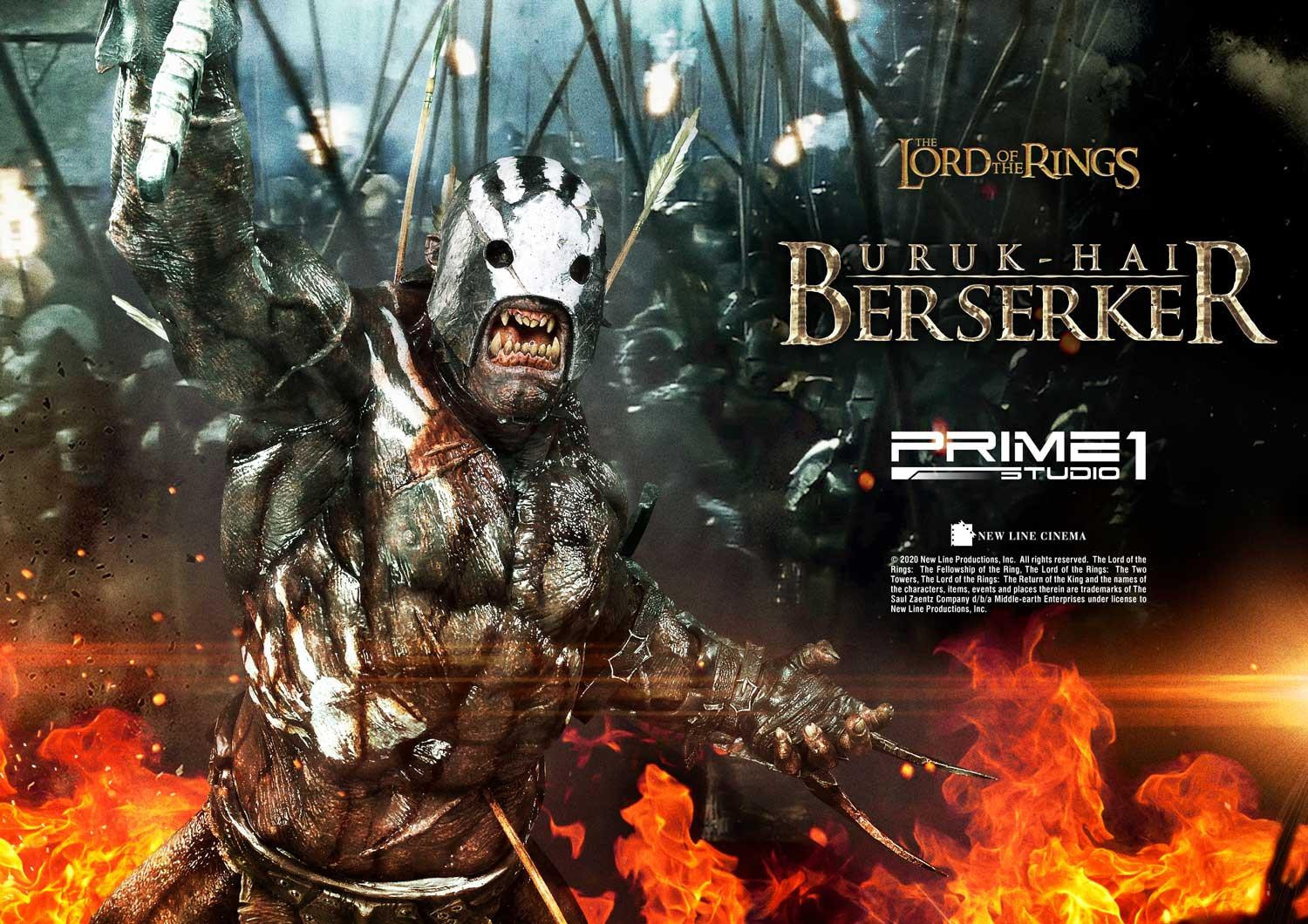 Lord of the Rings: The Two Towers - Uruk-Hai Berserker - Premium Masterline  (PMLOTR-04DX) - 1/4 - DX Version (Prime 1 Studio) photo 59