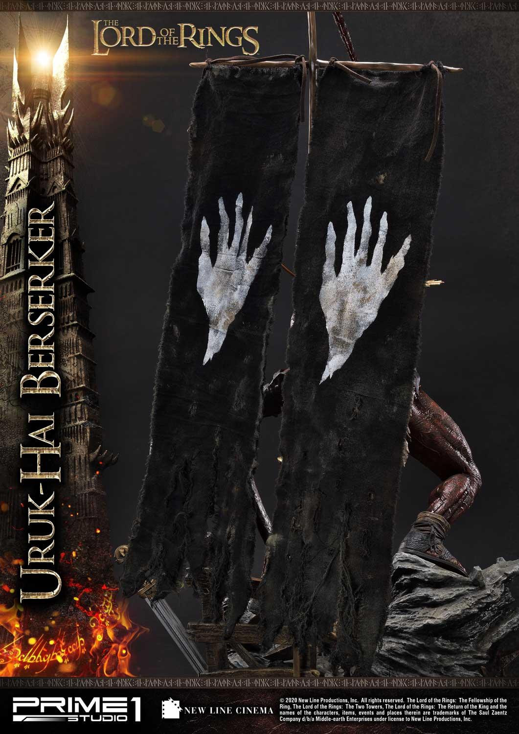 Lord of the Rings: The Two Towers - Uruk-Hai Berserker - Premium Masterline  (PMLOTR-04DX) - 1/4 - DX Version (Prime 1 Studio) photo 61