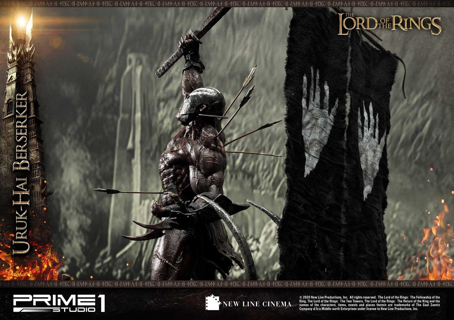 Lord of the Rings: The Two Towers - Uruk-Hai Berserker - Premium Masterline  (PMLOTR-04DX) - 1/4 - DX Version (Prime 1 Studio) photo 63