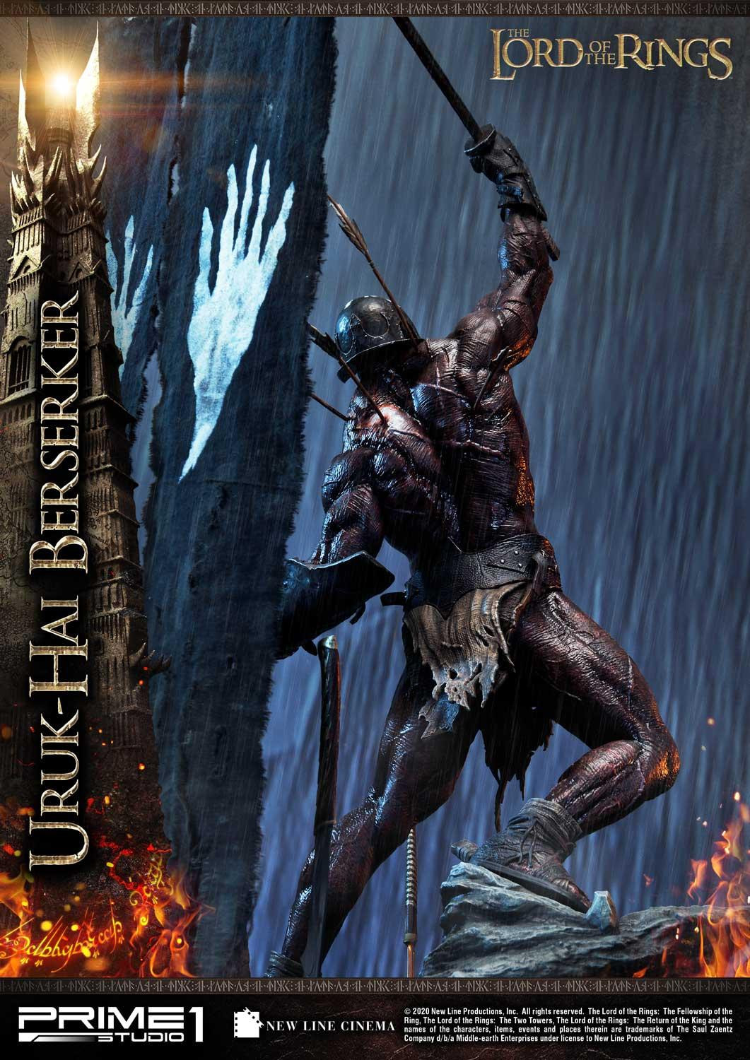 Lord of the Rings: The Two Towers - Uruk-Hai Berserker - Premium Masterline  (PMLOTR-04DX) - 1/4 - DX Version (Prime 1 Studio) photo 64