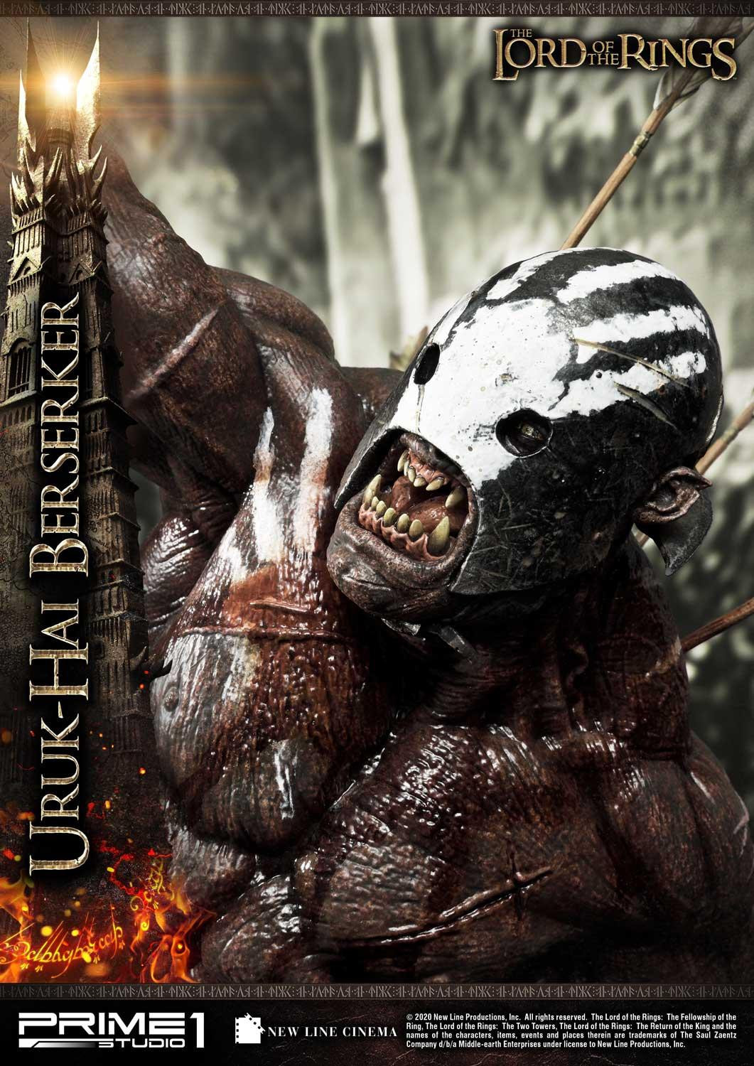 Lord of the Rings: The Two Towers - Uruk-Hai Berserker - Premium Masterline  (PMLOTR-04DX) - 1/4 - DX Version (Prime 1 Studio) photo 66