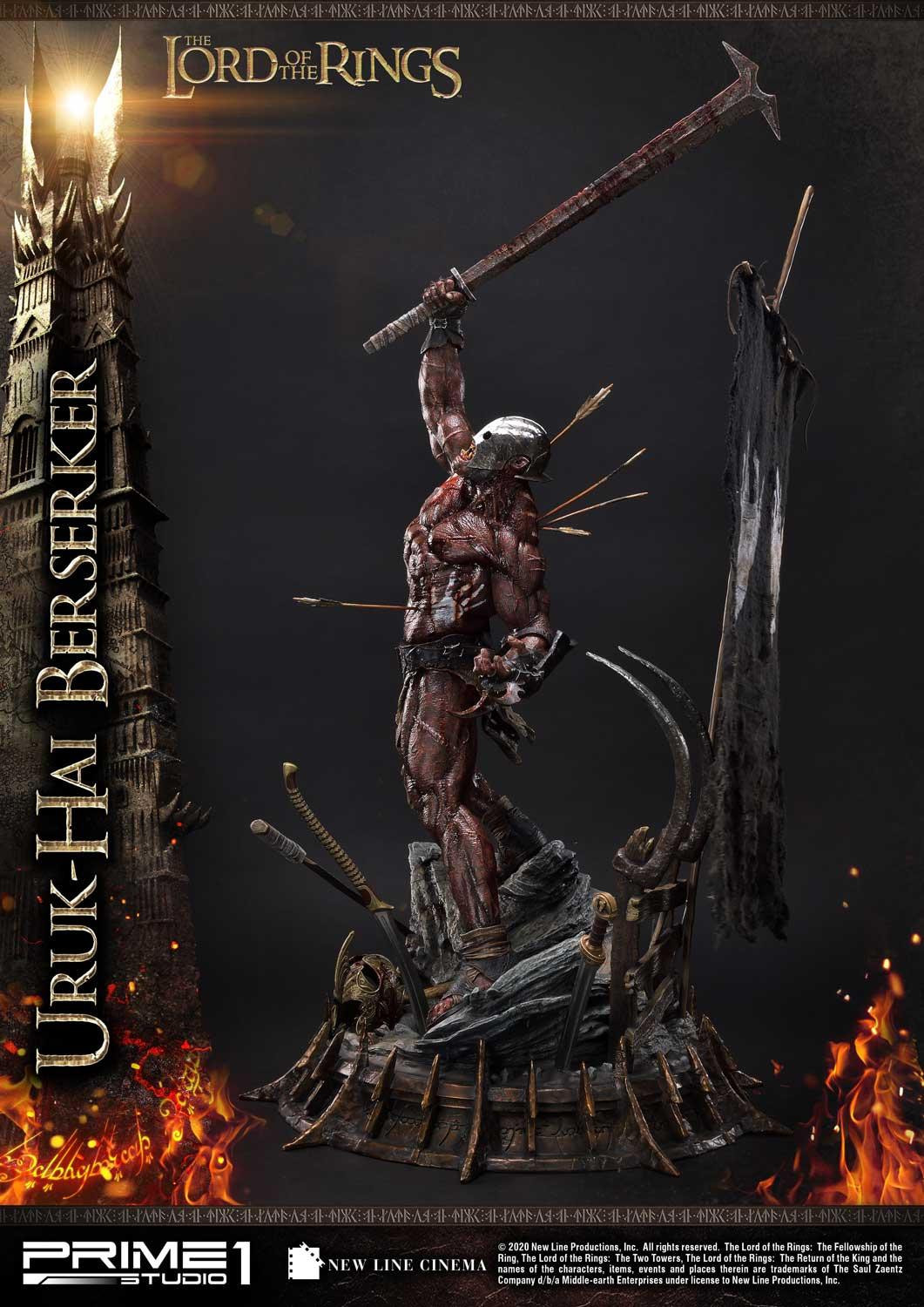 Lord of the Rings: The Two Towers - Uruk-Hai Berserker - Premium Masterline  (PMLOTR-04DX) - 1/4 - DX Version (Prime 1 Studio) photo 67