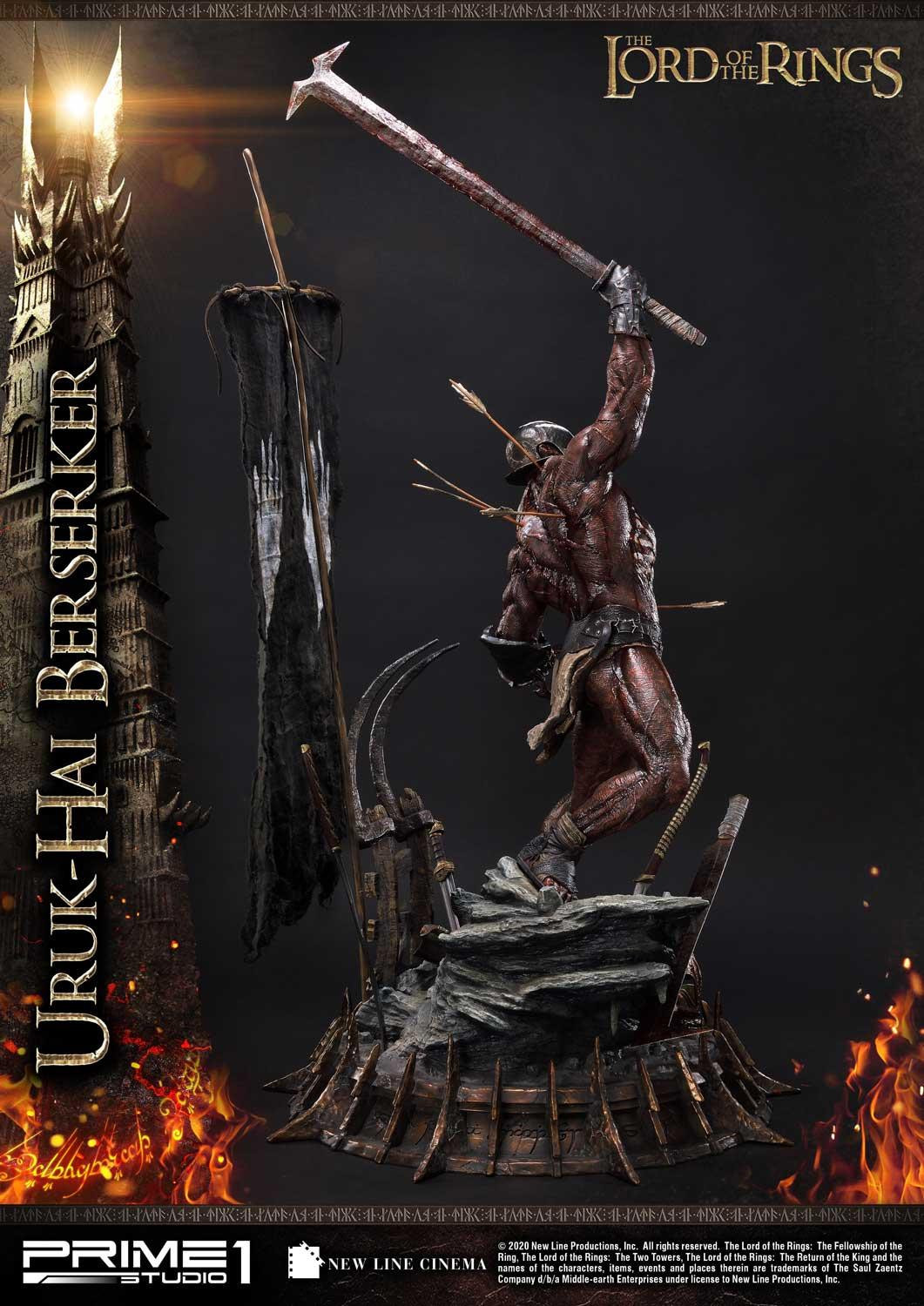Lord of the Rings: The Two Towers - Uruk-Hai Berserker - Premium Masterline  (PMLOTR-04DX) - 1/4 - DX Version (Prime 1 Studio) photo 69
