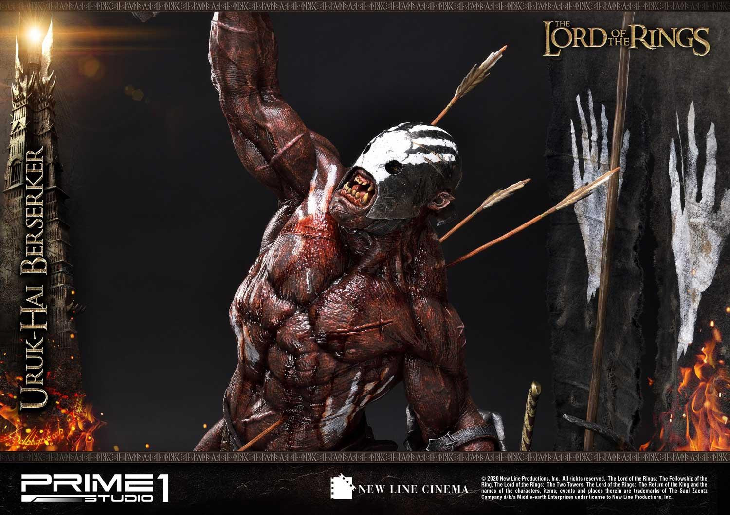 Lord of the Rings: The Two Towers - Uruk-Hai Berserker - Premium Masterline  (PMLOTR-04DX) - 1/4 - DX Version (Prime 1 Studio) photo 74