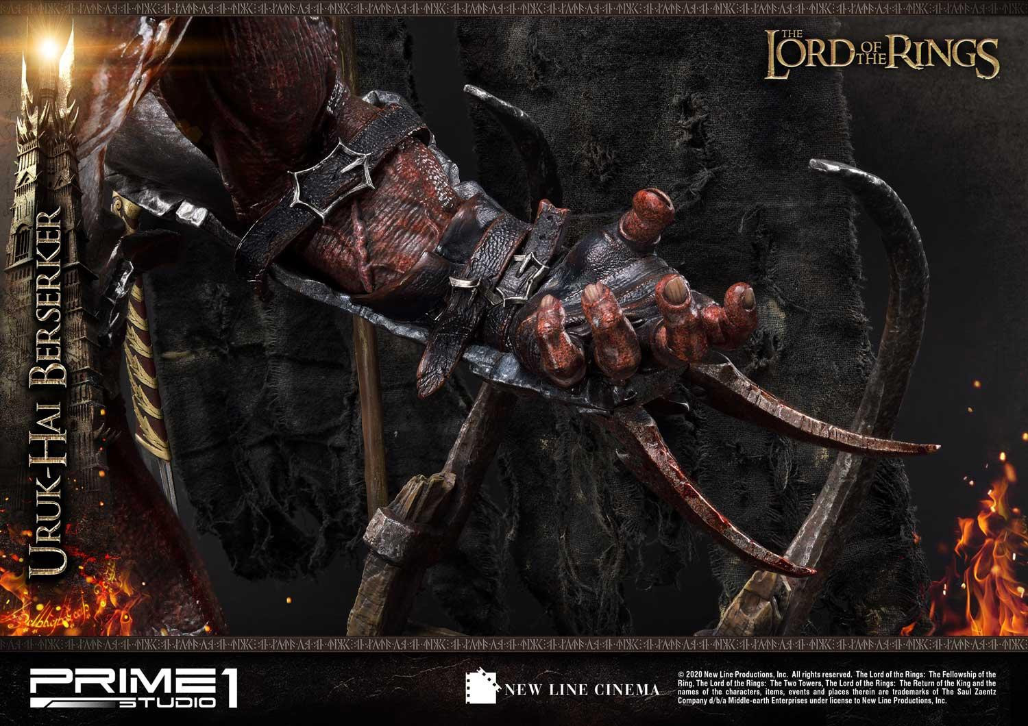 Lord of the Rings: The Two Towers - Uruk-Hai Berserker - Premium Masterline  (PMLOTR-04DX) - 1/4 - DX Version (Prime 1 Studio) photo 76