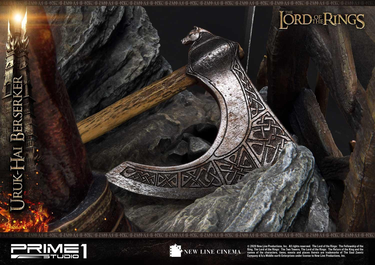 Lord of the Rings: The Two Towers - Uruk-Hai Berserker - Premium Masterline  (PMLOTR-04DX) - 1/4 - DX Version (Prime 1 Studio) photo 78