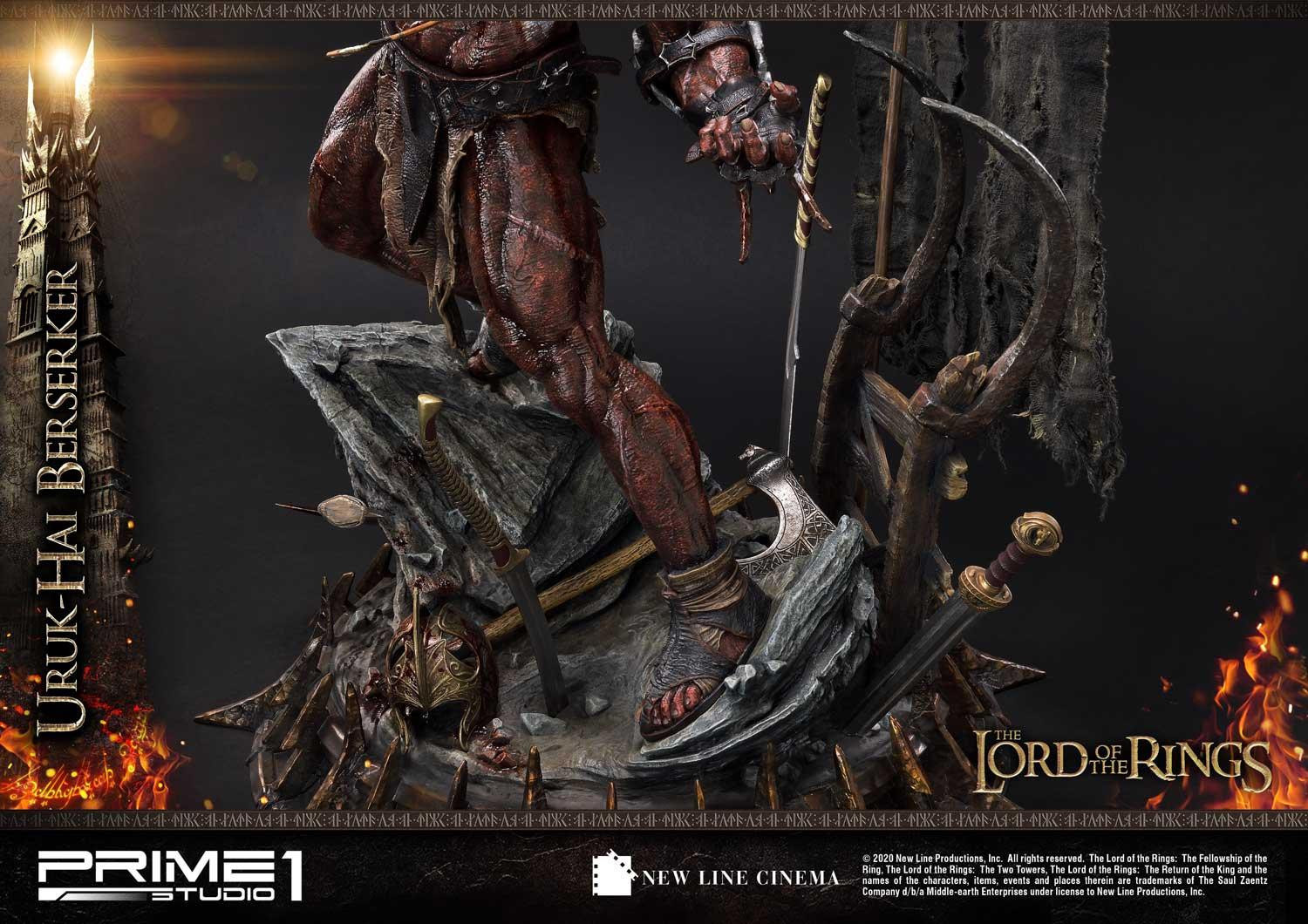 Lord of the Rings: The Two Towers - Uruk-Hai Berserker - Premium Masterline  (PMLOTR-04DX) - 1/4 - DX Version (Prime 1 Studio) photo 80