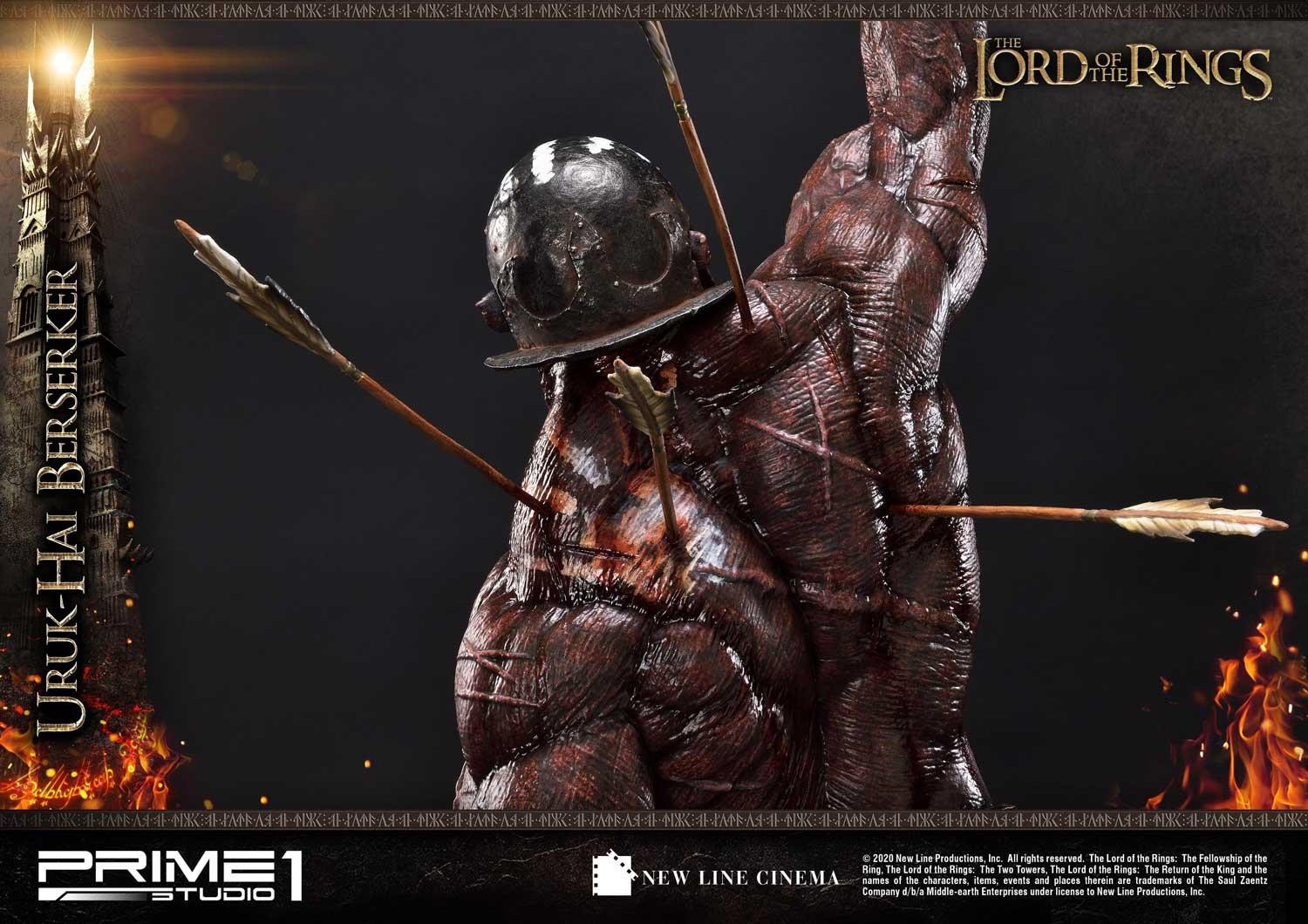Lord of the Rings: The Two Towers - Uruk-Hai Berserker - Premium Masterline  (PMLOTR-04DX) - 1/4 - DX Version (Prime 1 Studio) photo 84