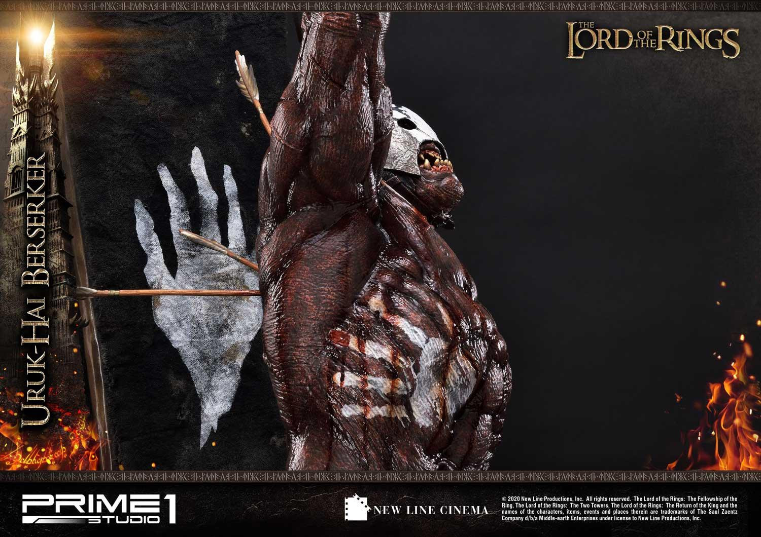 Lord of the Rings: The Two Towers - Uruk-Hai Berserker - Premium Masterline  (PMLOTR-04DX) - 1/4 - DX Version (Prime 1 Studio) photo 85