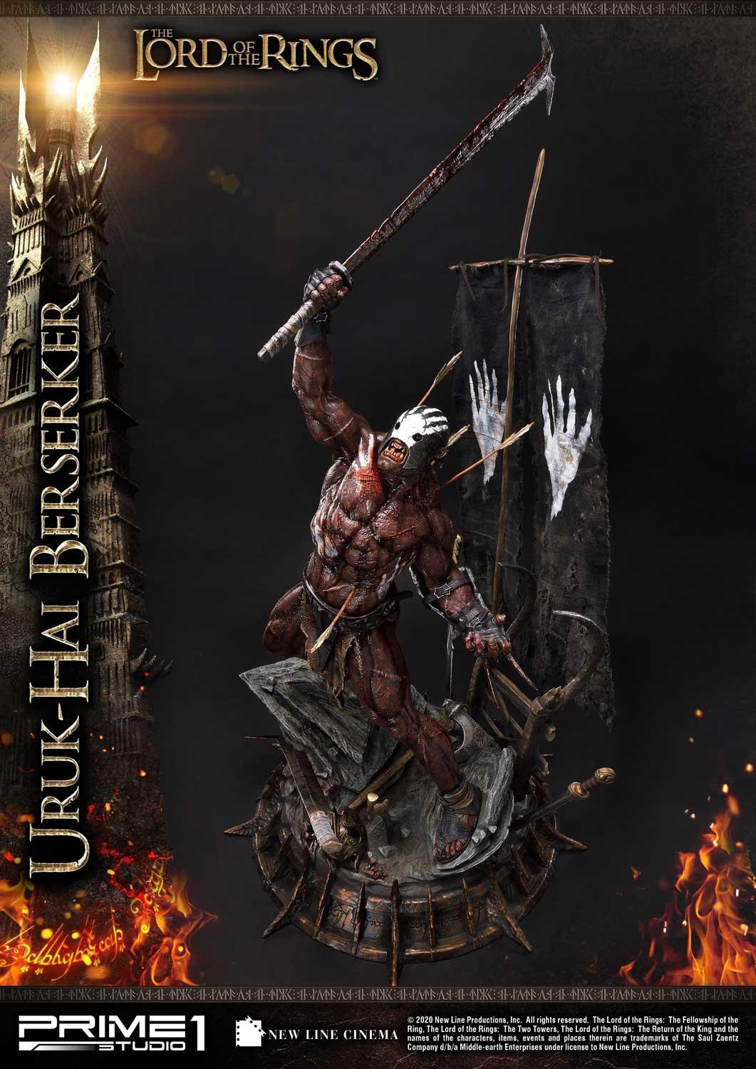 Lord of the Rings: The Two Towers - Uruk-Hai Berserker - Premium Masterline  (PMLOTR-04DX) - 1/4 - DX Version (Prime 1 Studio) photo 93