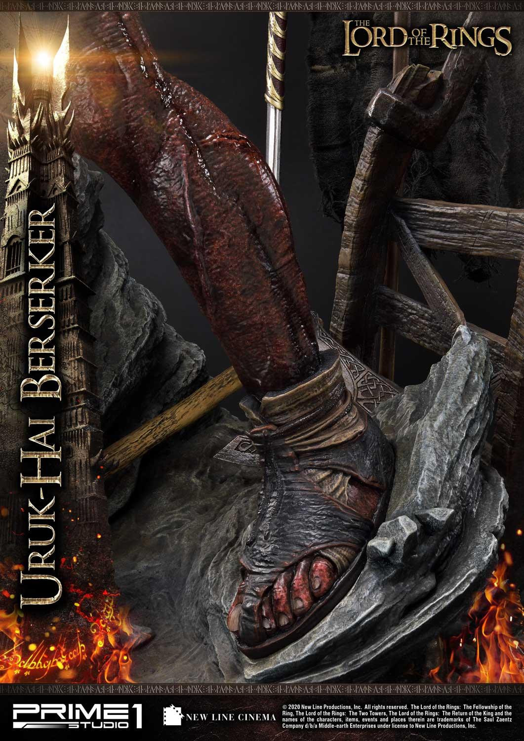 Lord of the Rings: The Two Towers - Uruk-Hai Berserker - Premium Masterline  (PMLOTR-04DX) - 1/4 - DX Version (Prime 1 Studio) photo 96