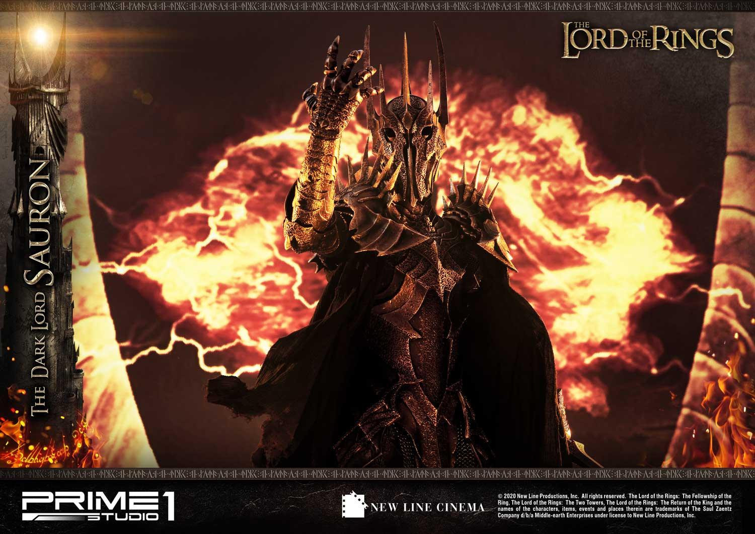 The Lord of the Rings: The Fellowship of the Ring - Sauron - Premium Masterline  (PMLOTR-01) - 1/4 (Prime 1 Studio) photo 40