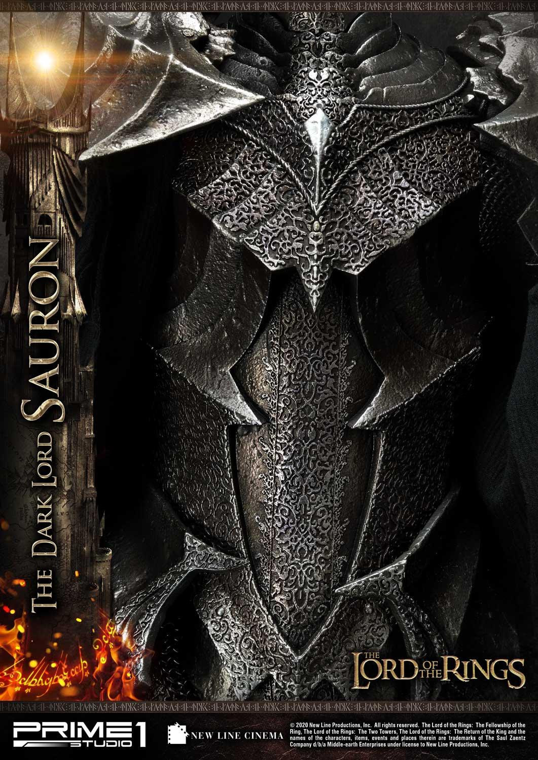 The Lord of the Rings: The Fellowship of the Ring - Sauron - Premium Masterline  (PMLOTR-01) - 1/4 (Prime 1 Studio) photo 56