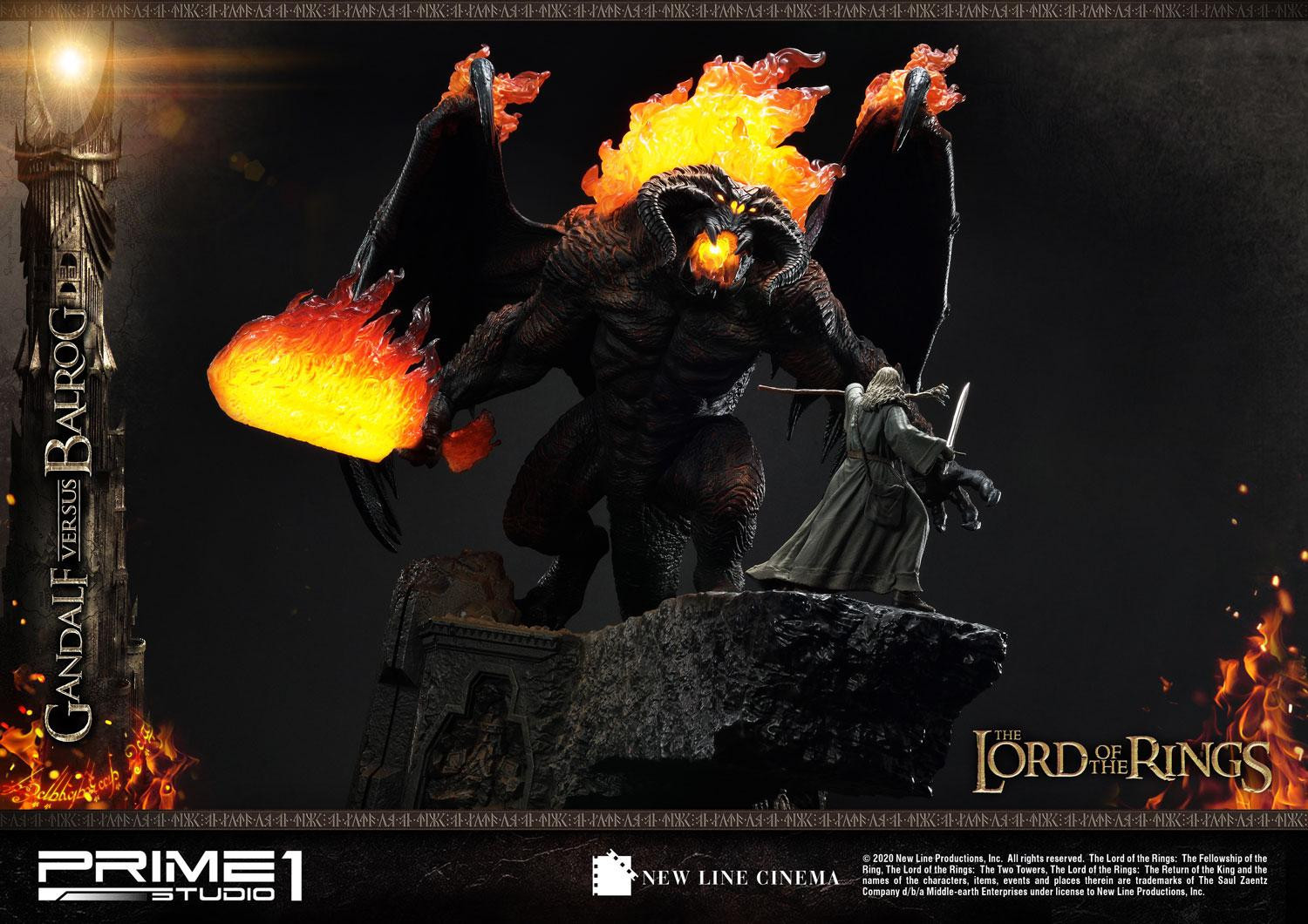 The Lord of the Rings: The Fellowship of the Ring - Balrog - Gandalf - Diorama - Premium Masterline  (PMLOTR-02) (Prime 1 Studio) photo 22