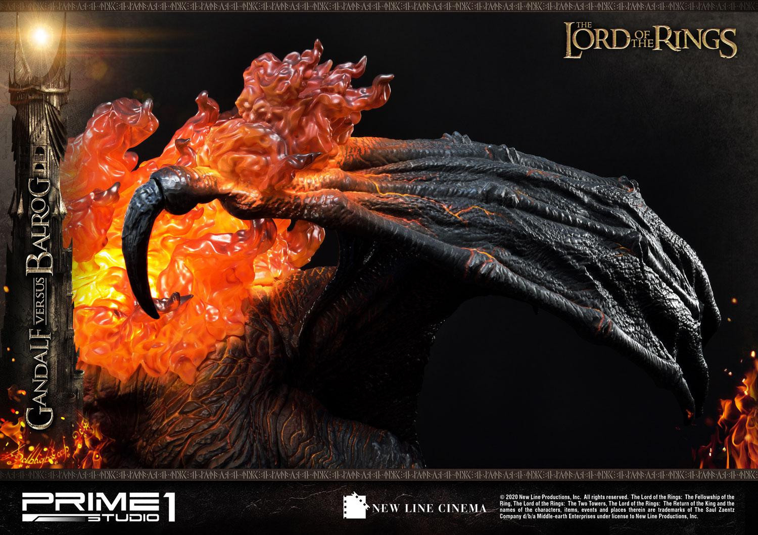 The Lord of the Rings: The Fellowship of the Ring - Balrog - Gandalf - Diorama - Premium Masterline  (PMLOTR-02) (Prime 1 Studio) photo 29