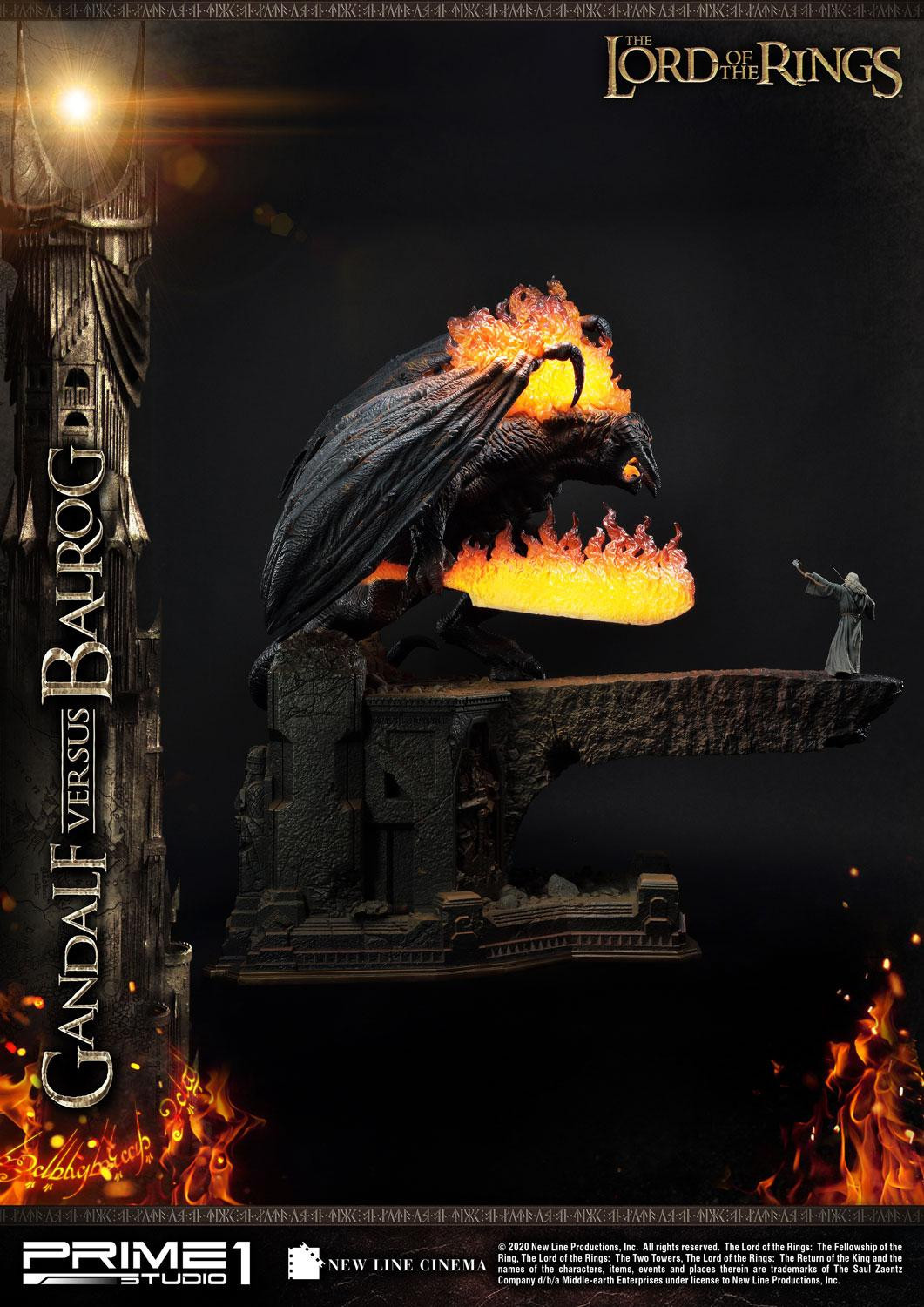 The Lord of the Rings: The Fellowship of the Ring - Balrog - Gandalf - Diorama - Premium Masterline  (PMLOTR-02) (Prime 1 Studio) photo 37