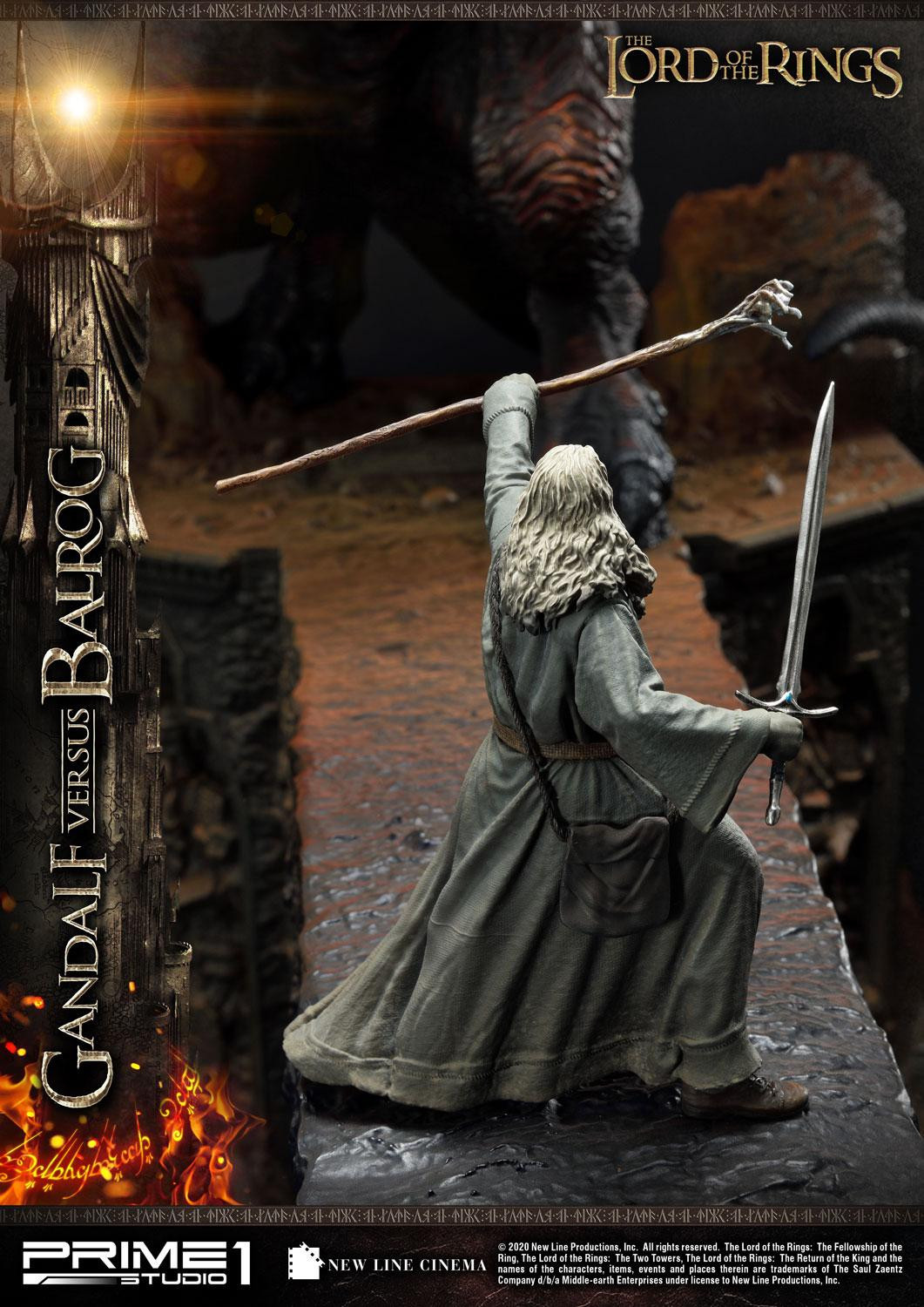 The Lord of the Rings: The Fellowship of the Ring - Balrog - Gandalf - Diorama - Premium Masterline  (PMLOTR-02) (Prime 1 Studio) photo 40
