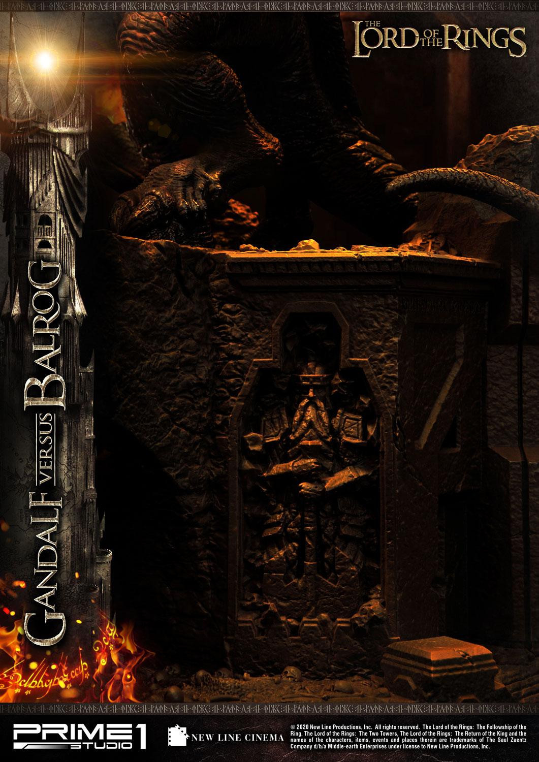 The Lord of the Rings: The Fellowship of the Ring - Balrog - Gandalf - Diorama - Premium Masterline  (PMLOTR-02) (Prime 1 Studio) photo 49
