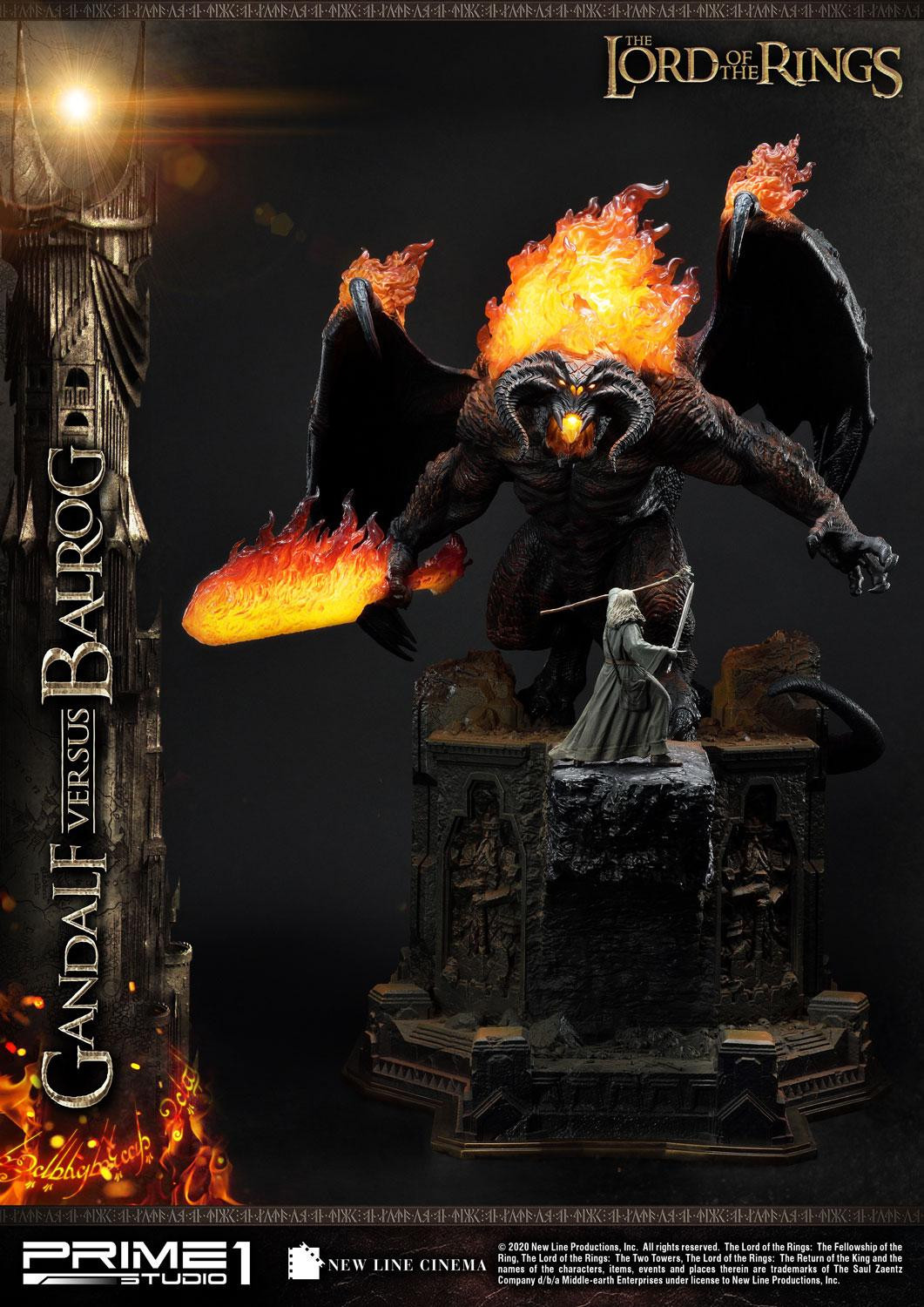 The Lord of the Rings: The Fellowship of the Ring - Balrog - Gandalf - Diorama - Premium Masterline  (PMLOTR-02) (Prime 1 Studio) photo 51