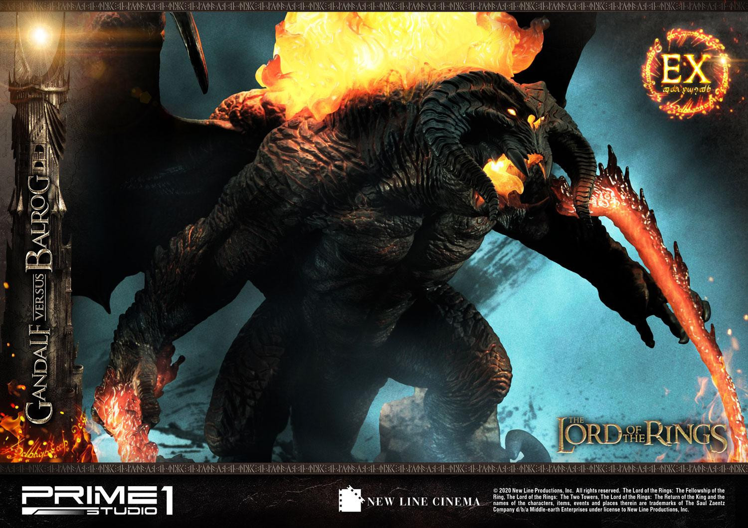 The Lord of the Rings: The Fellowship of the Ring - Balrog - Gandalf - Diorama - Premium Masterline  (PMLOTR-02EX) - EX Version (Prime 1 Studio)