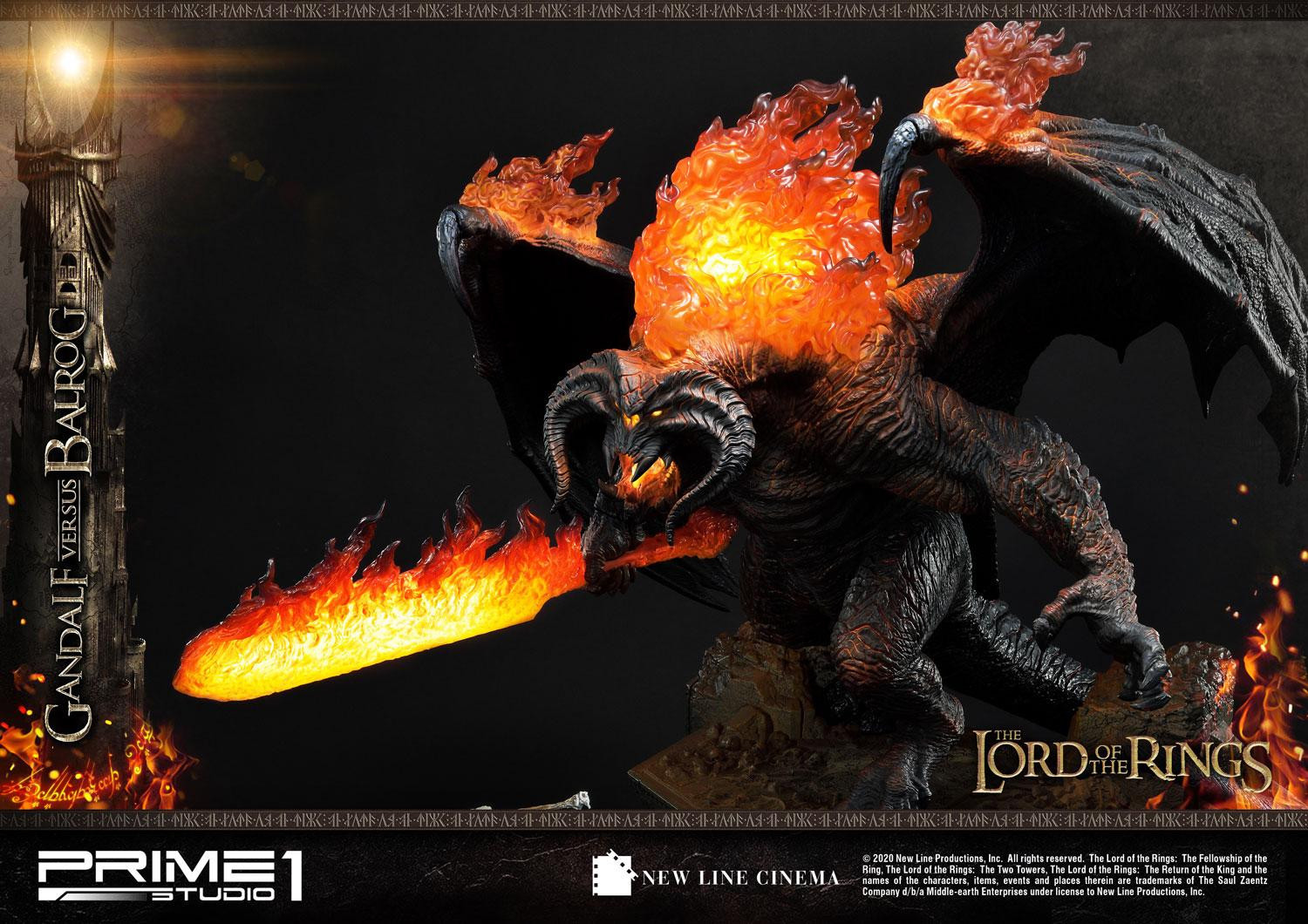 The Lord of the Rings: The Fellowship of the Ring - Balrog - Gandalf - Diorama - Premium Masterline  (PMLOTR-02EX) - EX Version (Prime 1 Studio) photo 6