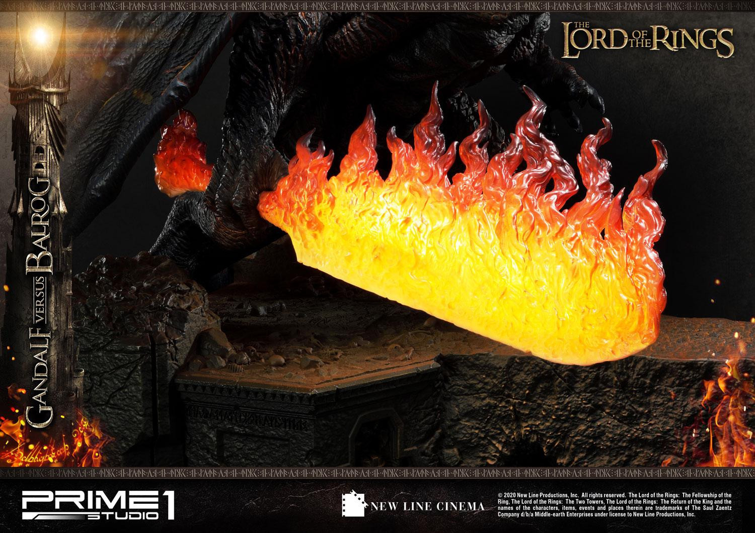 The Lord of the Rings: The Fellowship of the Ring - Balrog - Gandalf - Diorama - Premium Masterline  (PMLOTR-02EX) - EX Version (Prime 1 Studio) photo 8