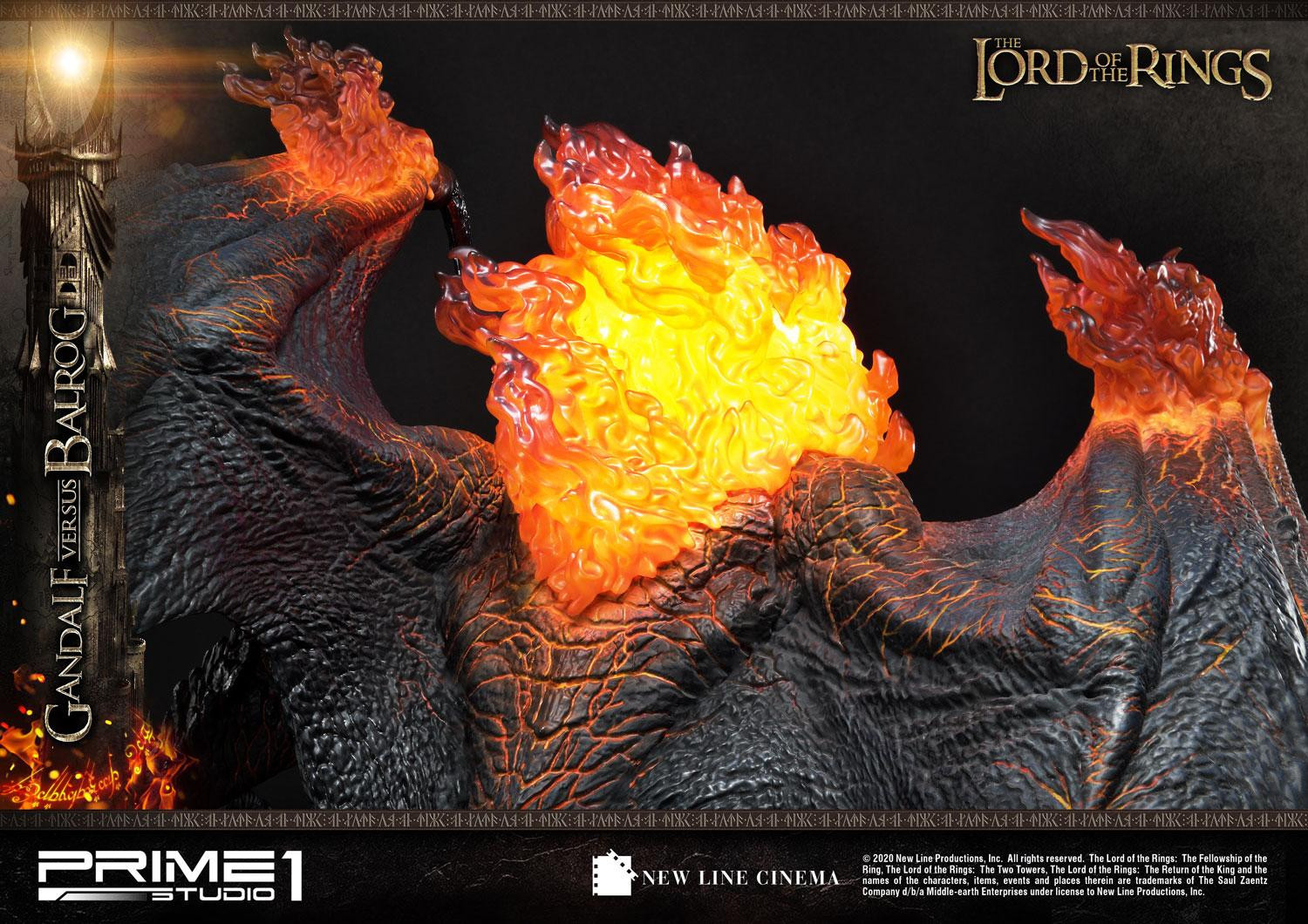The Lord of the Rings: The Fellowship of the Ring - Balrog - Gandalf - Diorama - Premium Masterline  (PMLOTR-02EX) - EX Version (Prime 1 Studio) photo 9