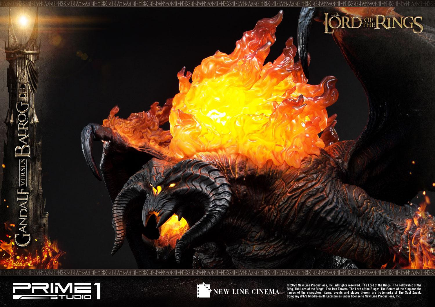 The Lord of the Rings: The Fellowship of the Ring - Balrog - Gandalf - Diorama - Premium Masterline  (PMLOTR-02EX) - EX Version (Prime 1 Studio) photo 10