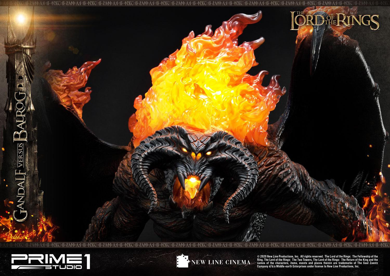 The Lord of the Rings: The Fellowship of the Ring - Balrog - Gandalf - Diorama - Premium Masterline  (PMLOTR-02EX) - EX Version (Prime 1 Studio) photo 12