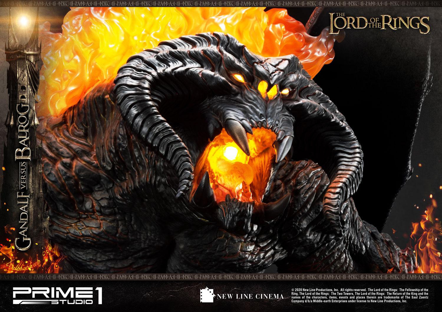 The Lord of the Rings: The Fellowship of the Ring - Balrog - Gandalf - Diorama - Premium Masterline  (PMLOTR-02EX) - EX Version (Prime 1 Studio) photo 13