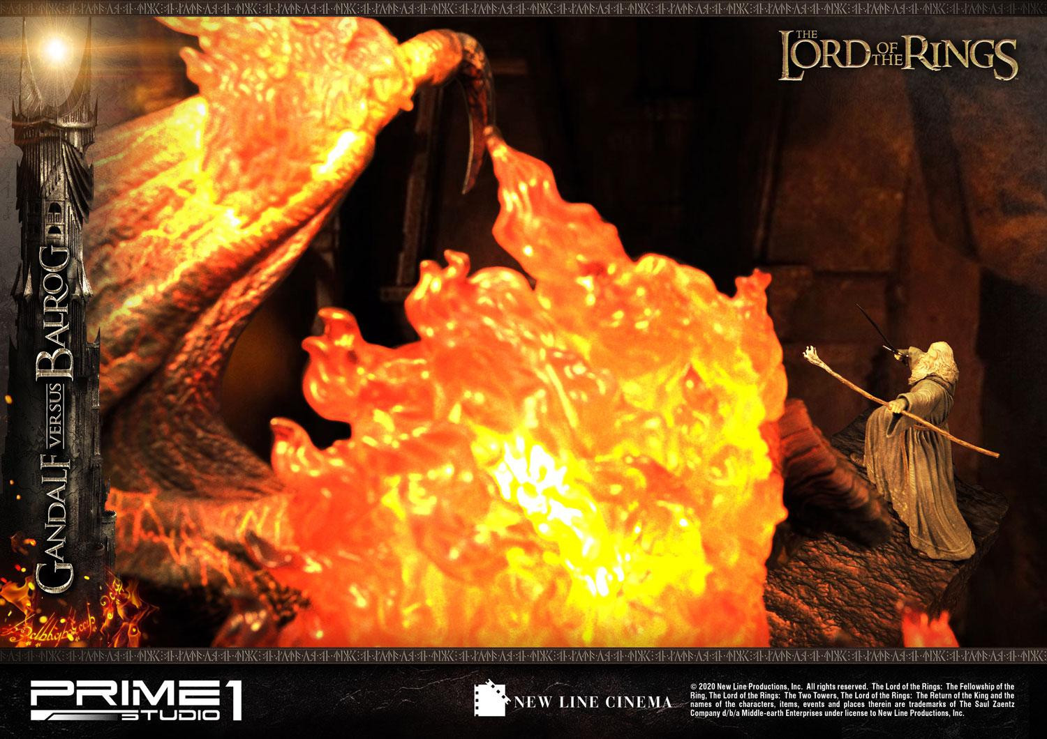 The Lord of the Rings: The Fellowship of the Ring - Balrog - Gandalf - Diorama - Premium Masterline  (PMLOTR-02EX) - EX Version (Prime 1 Studio) photo 15