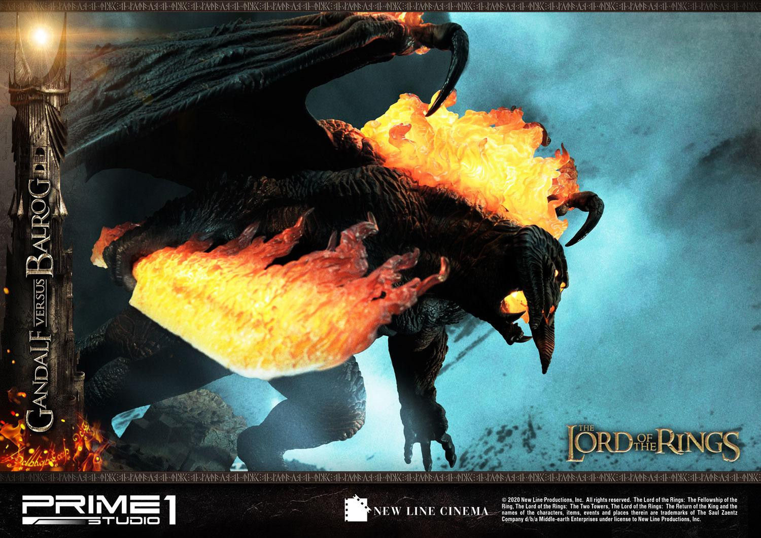 The Lord of the Rings: The Fellowship of the Ring - Balrog - Gandalf - Diorama - Premium Masterline  (PMLOTR-02EX) - EX Version (Prime 1 Studio) photo 19