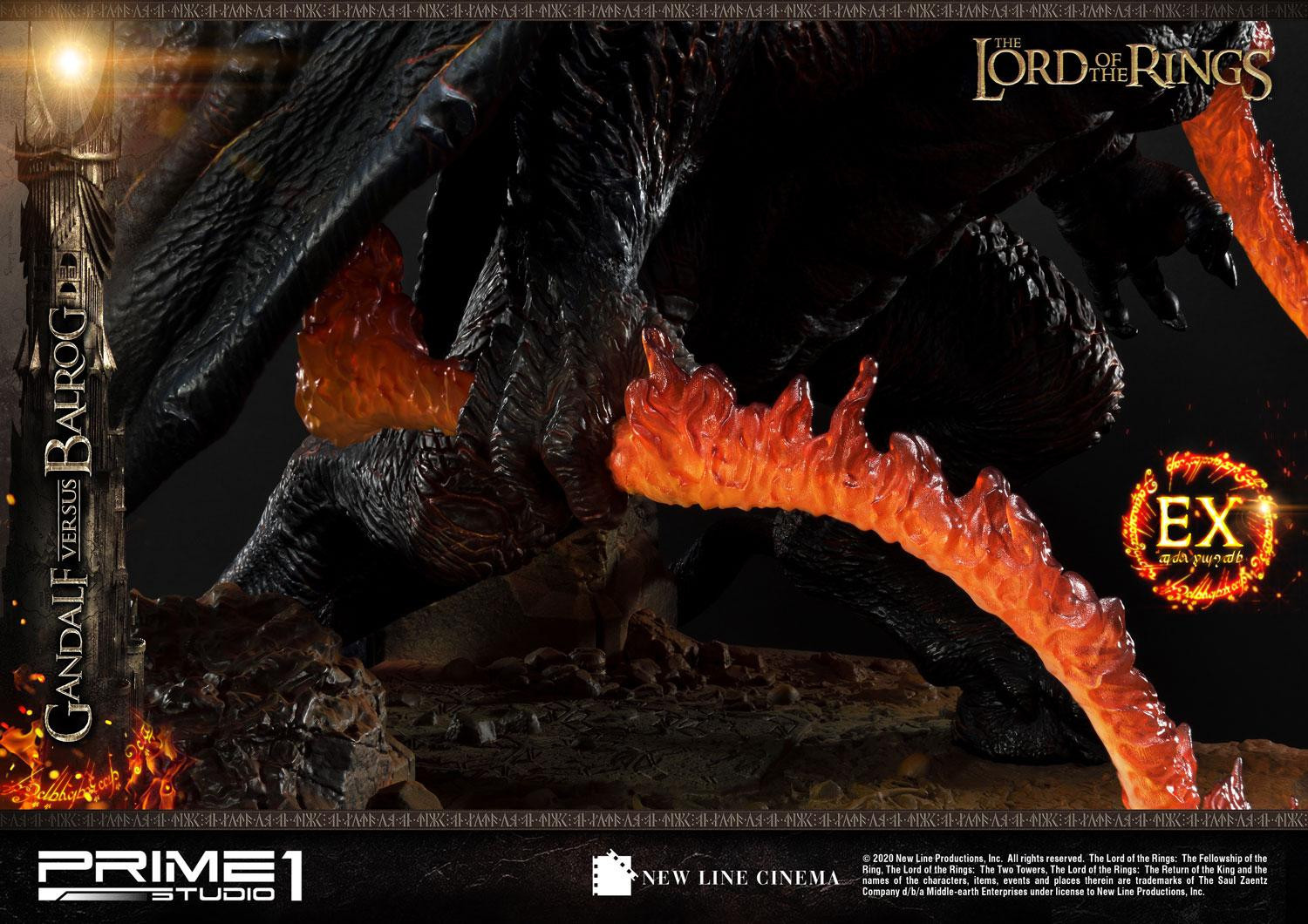 The Lord of the Rings: The Fellowship of the Ring - Balrog - Gandalf - Diorama - Premium Masterline  (PMLOTR-02EX) - EX Version (Prime 1 Studio) photo 23