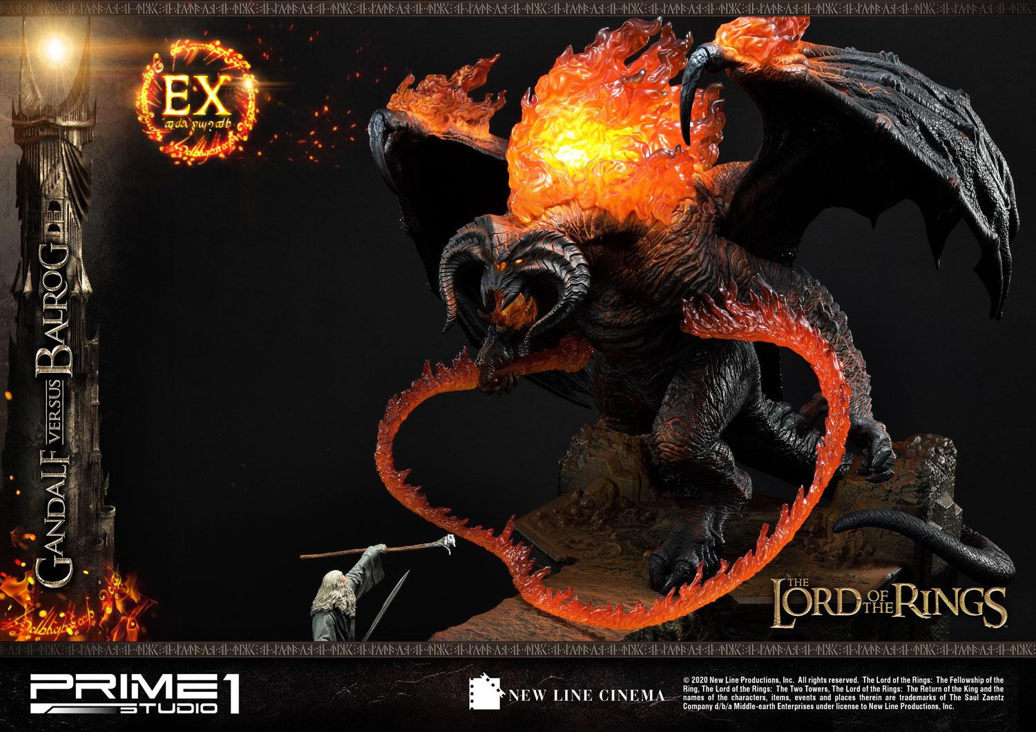 The Lord of the Rings: The Fellowship of the Ring - Balrog - Gandalf - Diorama - Premium Masterline  (PMLOTR-02EX) - EX Version (Prime 1 Studio) photo 24