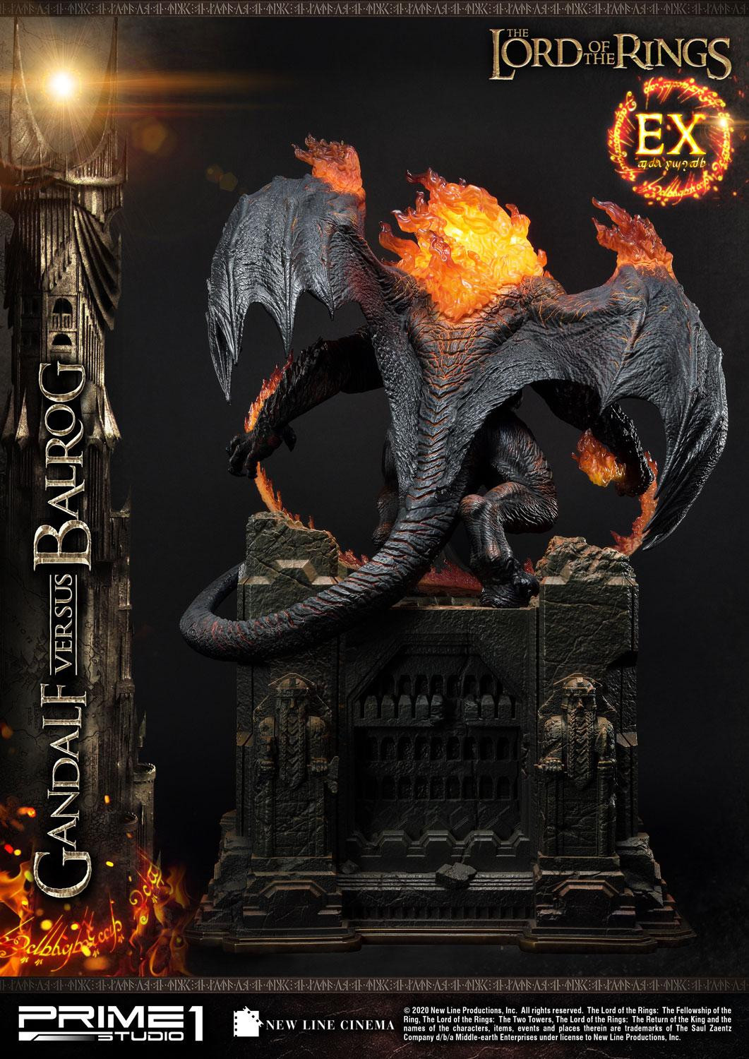 The Lord of the Rings: The Fellowship of the Ring - Balrog - Gandalf - Diorama - Premium Masterline  (PMLOTR-02EX) - EX Version (Prime 1 Studio) photo 26