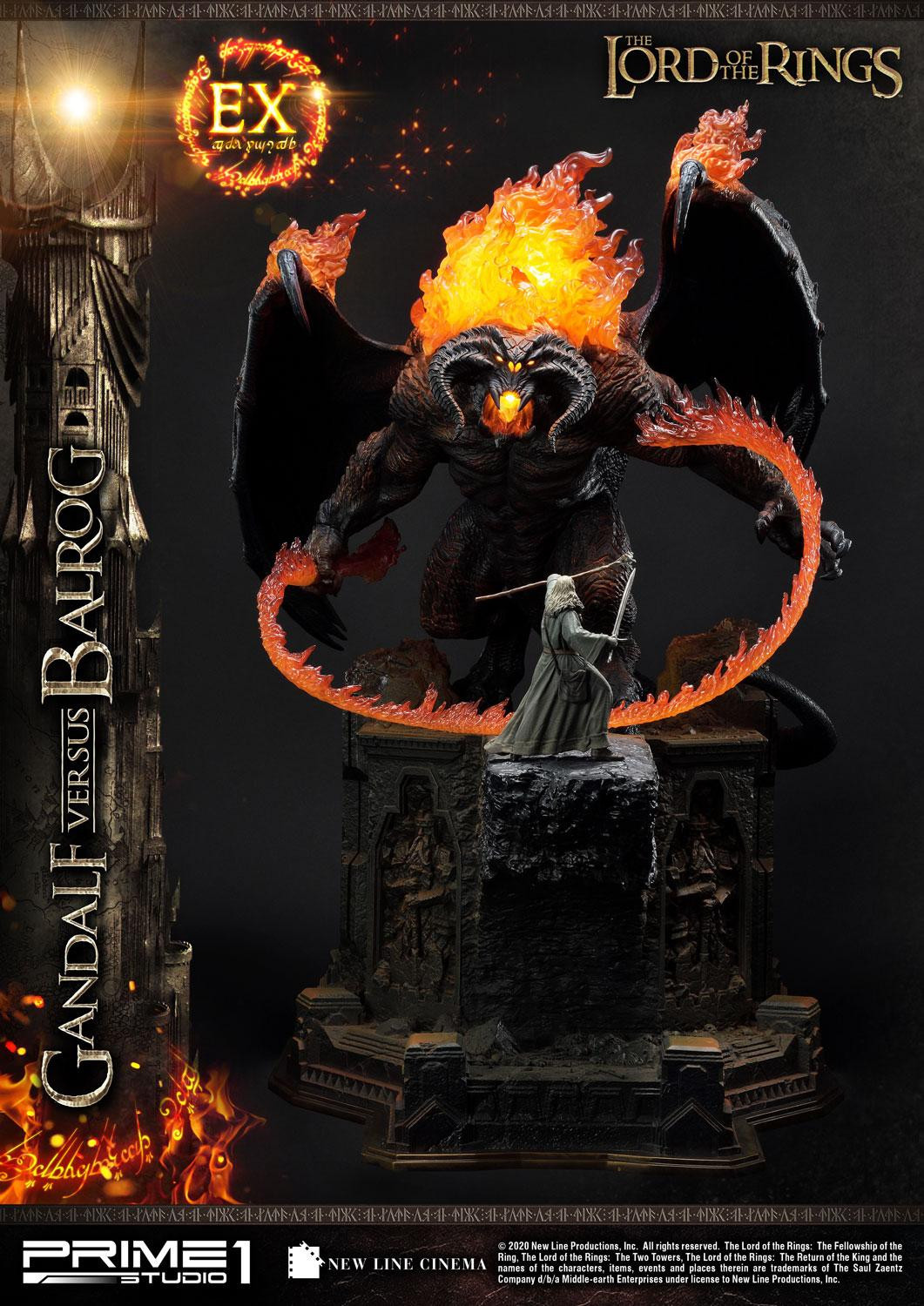 The Lord of the Rings: The Fellowship of the Ring - Balrog - Gandalf - Diorama - Premium Masterline  (PMLOTR-02EX) - EX Version (Prime 1 Studio) photo 27