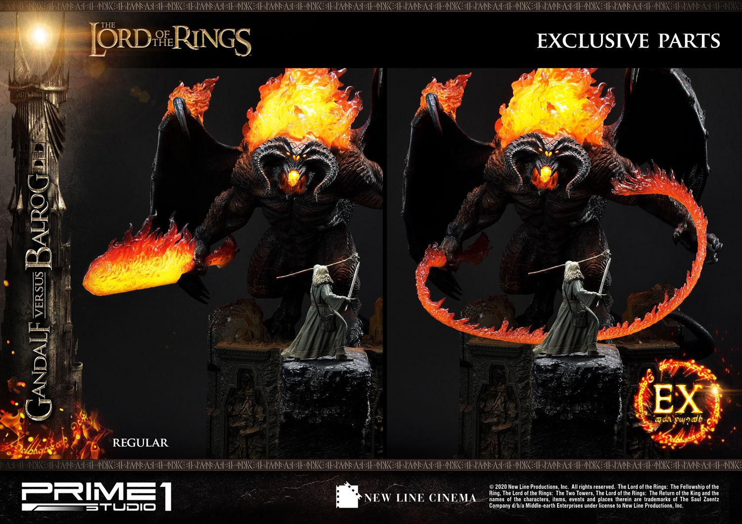 The Lord of the Rings: The Fellowship of the Ring - Balrog - Gandalf - Diorama - Premium Masterline  (PMLOTR-02EX) - EX Version (Prime 1 Studio) photo 30