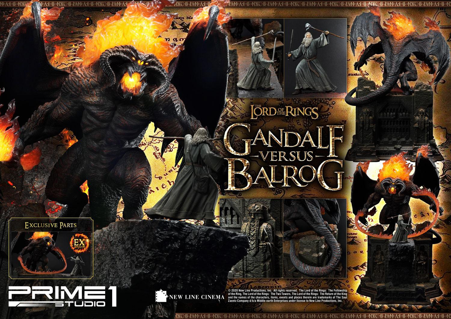 The Lord of the Rings: The Fellowship of the Ring - Balrog - Gandalf - Diorama - Premium Masterline  (PMLOTR-02EX) - EX Version (Prime 1 Studio) photo 31