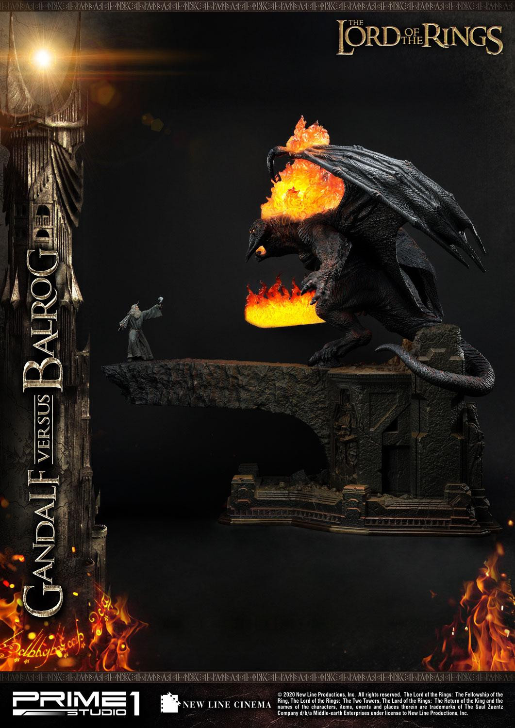 The Lord of the Rings: The Fellowship of the Ring - Balrog - Gandalf - Diorama - Premium Masterline  (PMLOTR-02EX) - EX Version (Prime 1 Studio) photo 47