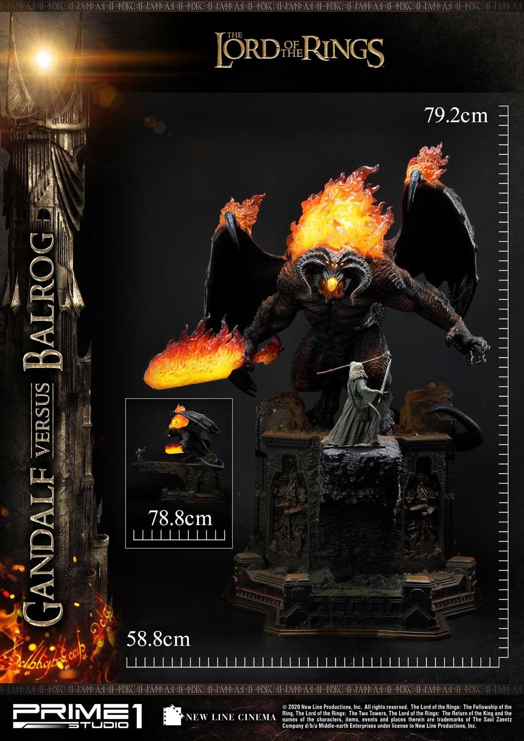 The Lord of the Rings: The Fellowship of the Ring - Balrog - Gandalf - Diorama - Premium Masterline  (PMLOTR-02EX) - EX Version (Prime 1 Studio) photo 49