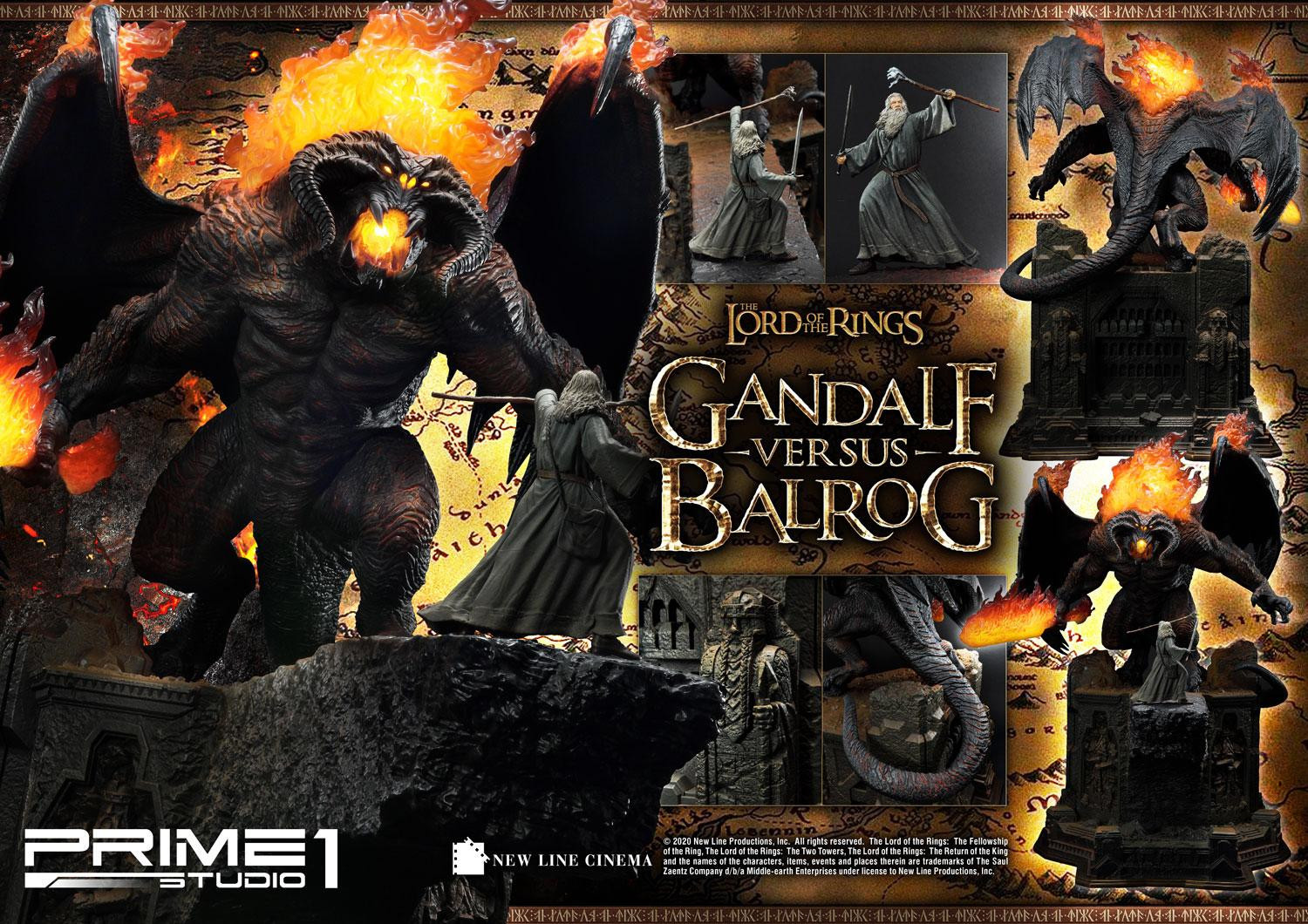 The Lord of the Rings: The Fellowship of the Ring - Balrog - Gandalf - Diorama - Premium Masterline  (PMLOTR-02EX) - EX Version (Prime 1 Studio) photo 52