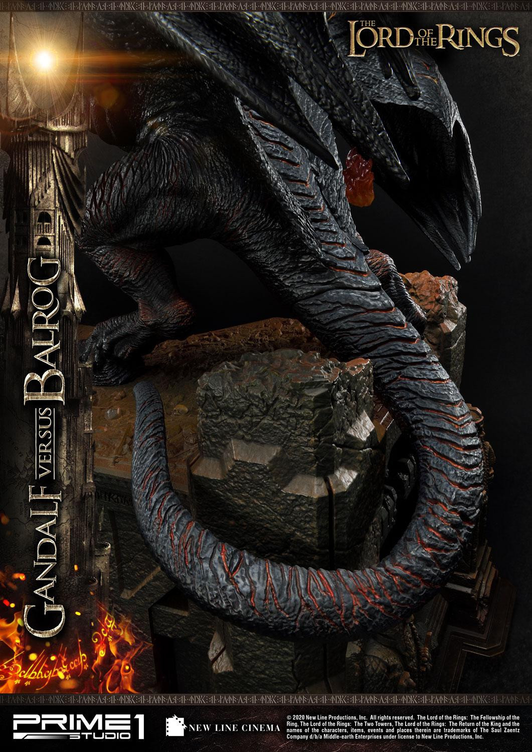 The Lord of the Rings: The Fellowship of the Ring - Balrog - Gandalf - Diorama - Premium Masterline  (PMLOTR-02EX) - EX Version (Prime 1 Studio) photo 66