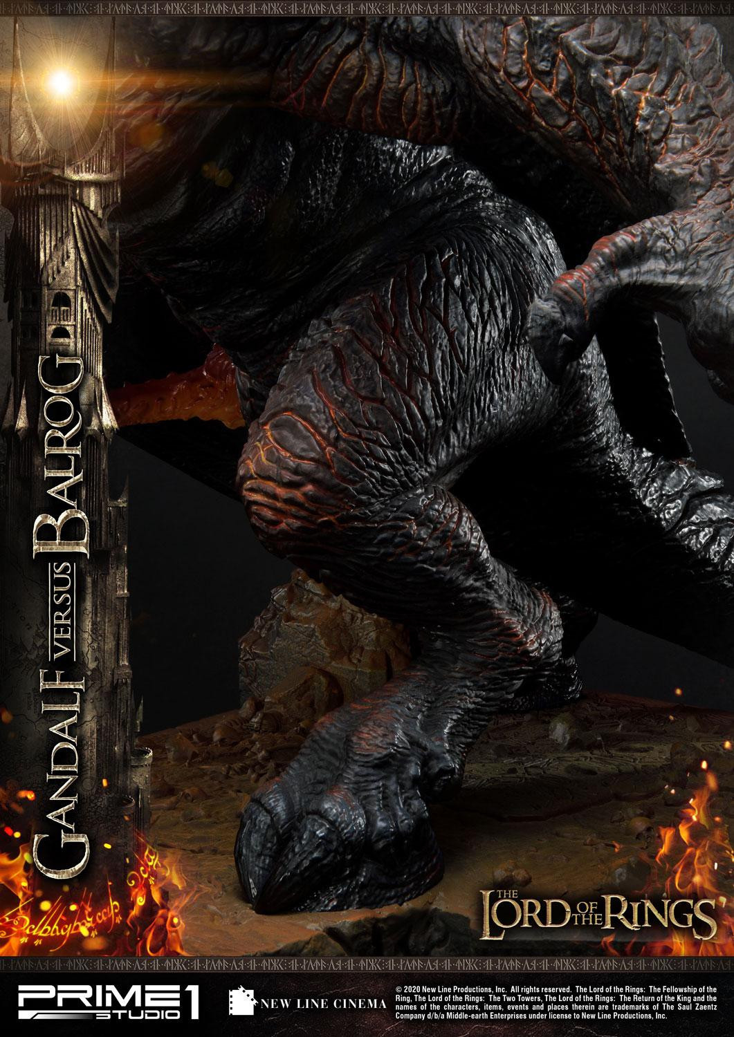 The Lord of the Rings: The Fellowship of the Ring - Balrog - Gandalf - Diorama - Premium Masterline  (PMLOTR-02EX) - EX Version (Prime 1 Studio) photo 67