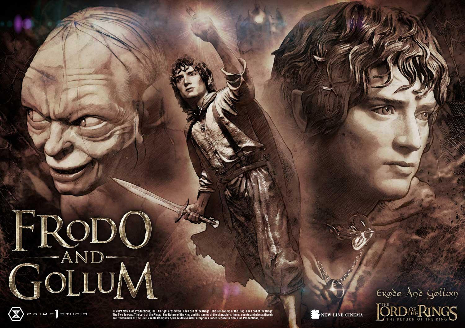 The Lord of the Rings: The Return of the King - Frodo Baggins - Gollum - Premium Masterline (PMLOTR-07S) - 1/4 (Prime 1 Studio) photo 55