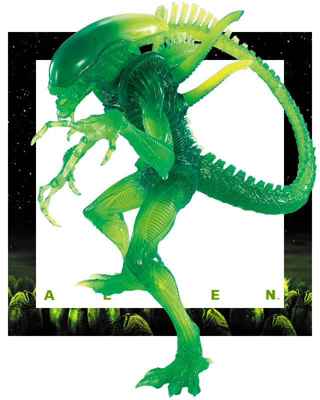 Alien: Resurrection - Alien Warrior - Super Special Series - Skeleton Green ver. (FuRyu) photo 2