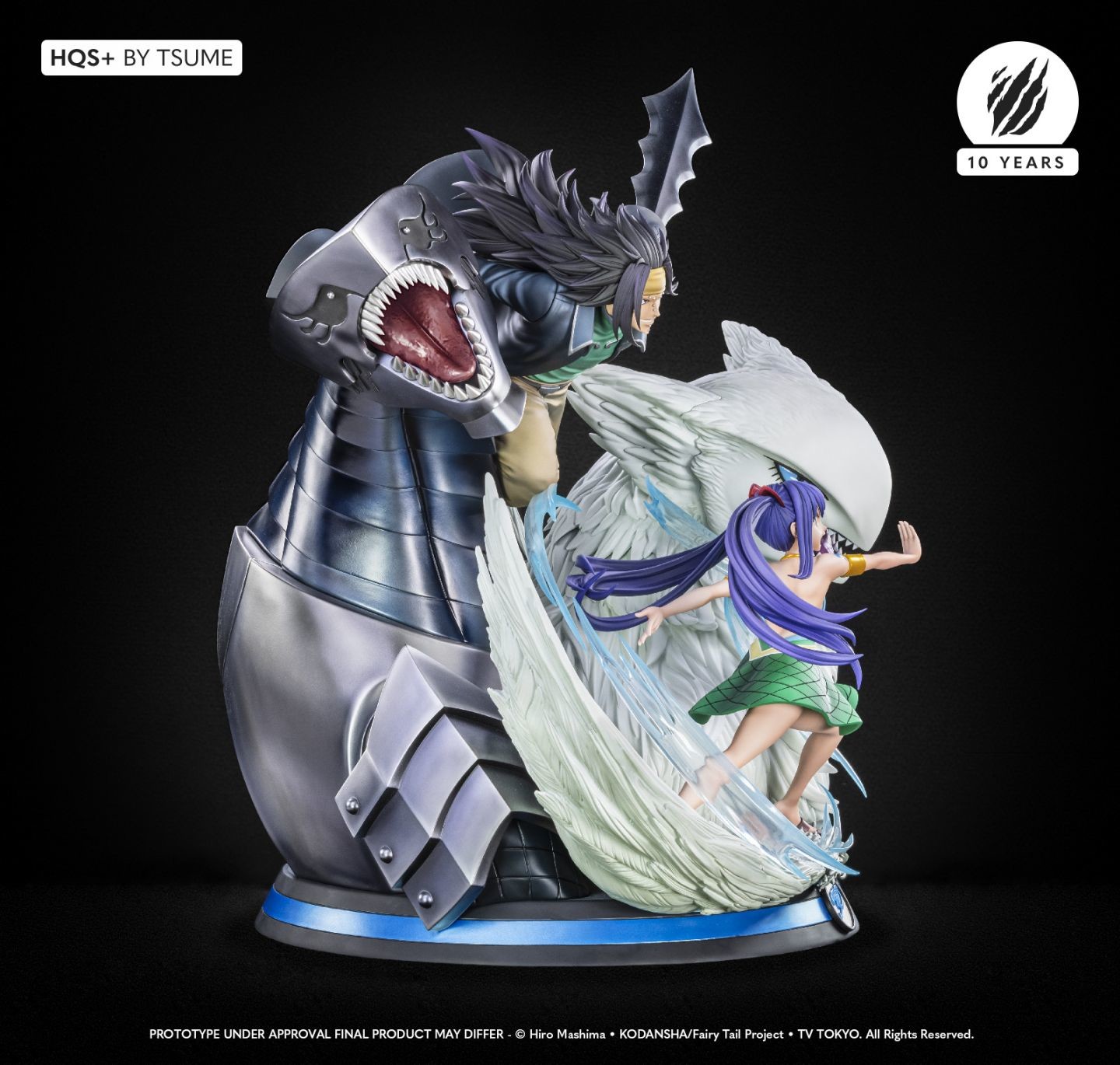 Fairy Tail - Gajeel Redfox - Grandeeney - Metalicana - Wendy Marvell - HQS+ - 1/4 (Tsume) photo 8