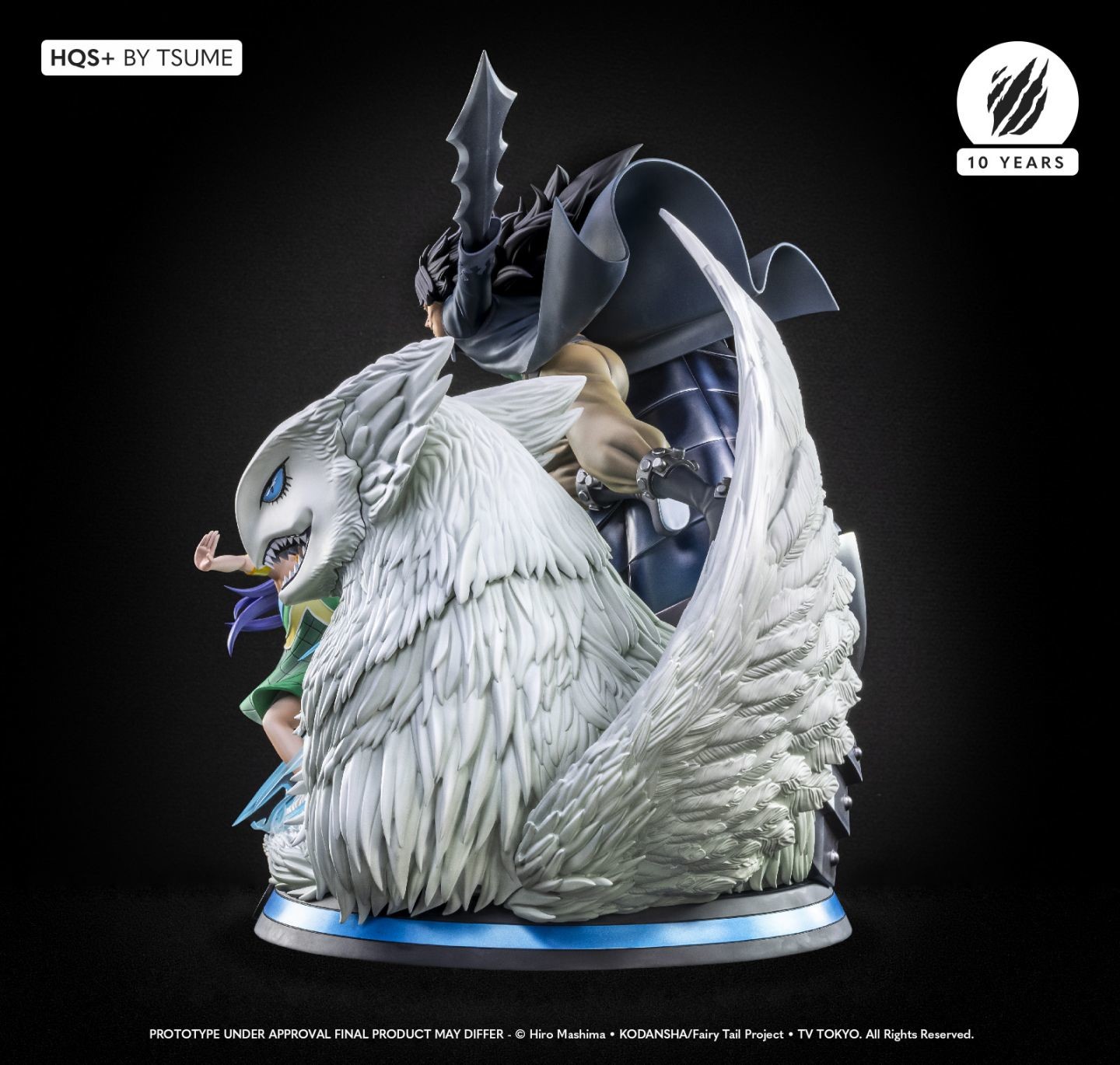 Fairy Tail - Gajeel Redfox - Grandeeney - Metalicana - Wendy Marvell - HQS+ - 1/4 (Tsume) photo 12