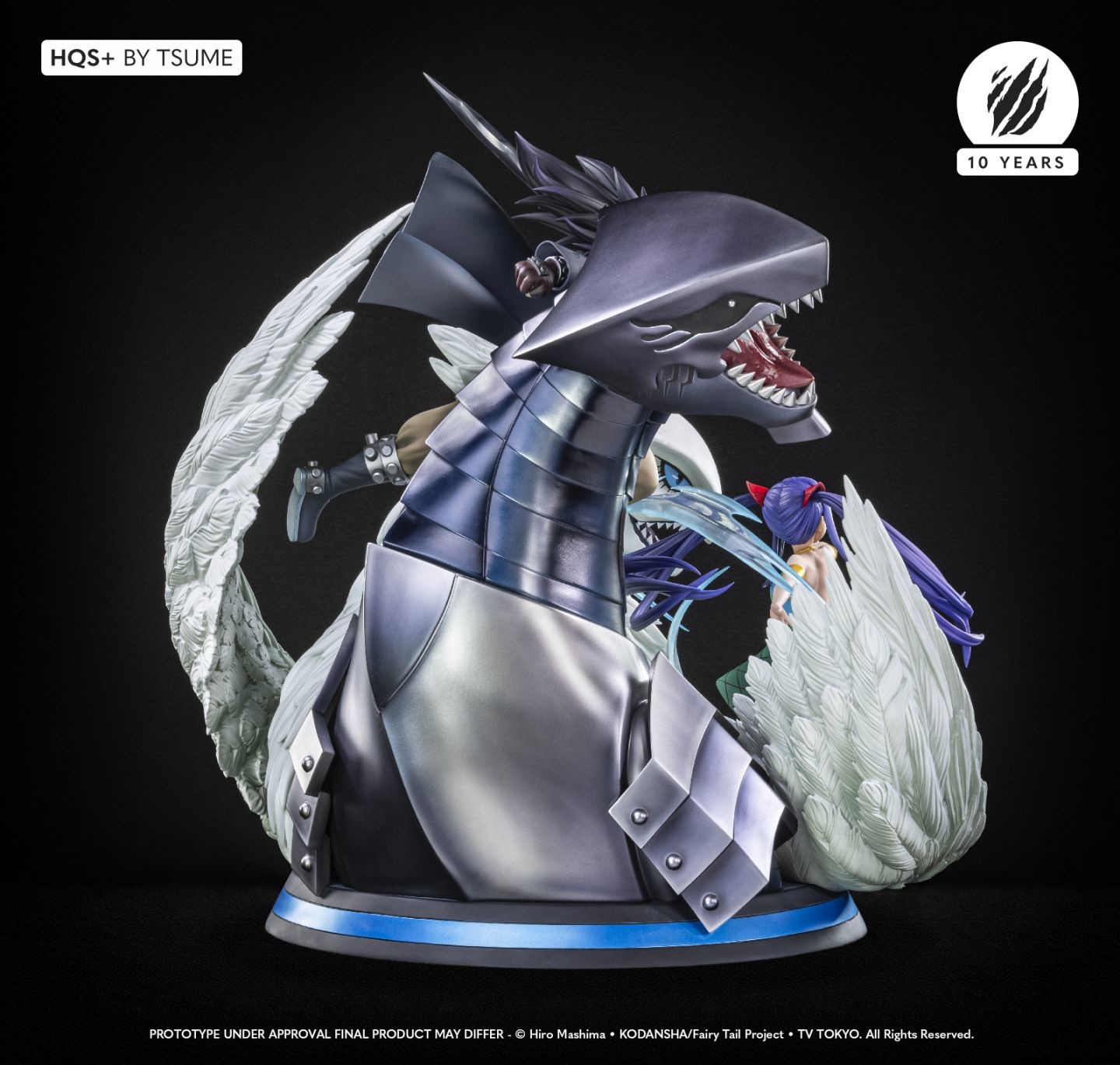 Fairy Tail - Gajeel Redfox - Grandeeney - Metalicana - Wendy Marvell - HQS+ - 1/4 (Tsume) photo 13