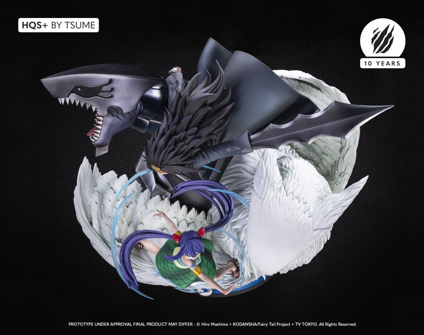 Fairy Tail - Gajeel Redfox - Grandeeney - Metalicana - Wendy Marvell - HQS+ - 1/4 (Tsume) photo 14