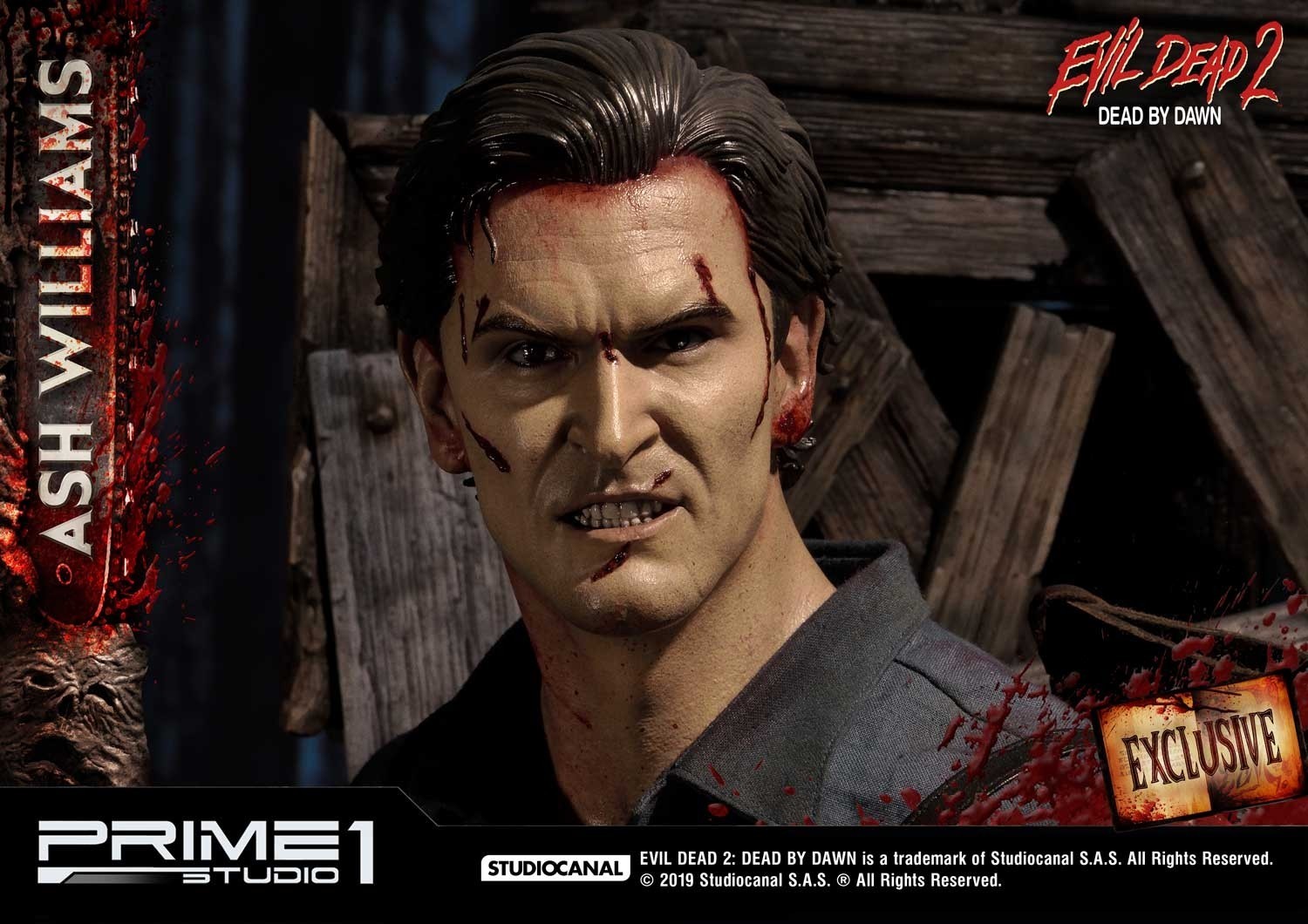 Evil Dead 2: Dead By Dawn - Ash Williams - Museum Masterline Series  (MMED2-01EX) - 1/3 - EX Version (Prime 1 Studio) photo 5